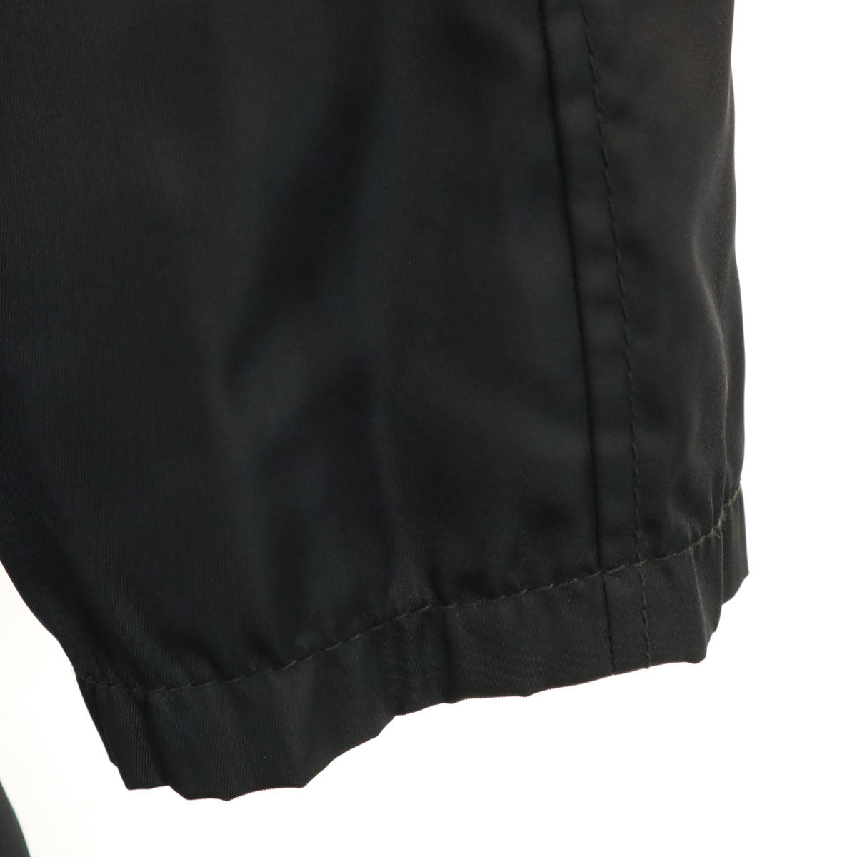 PRADA プラダ イタリア製 ステンカラーコート L ブラック ライナー付き レディース