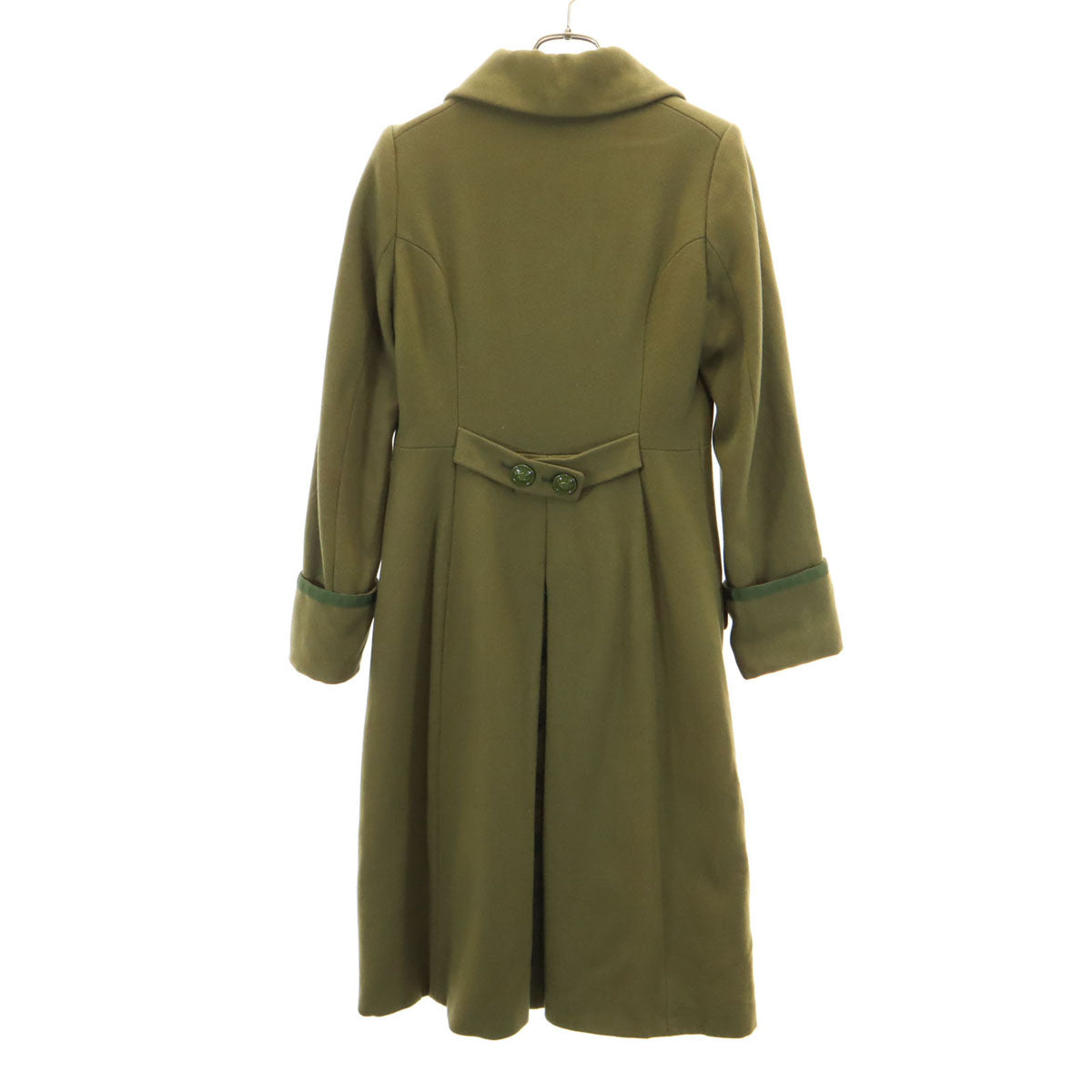 Alexander McQueen アレキサンダーマックイーン ウールブレンド コート 40 グリーン系 レディース