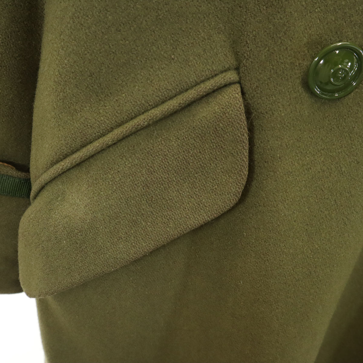 Alexander McQueen アレキサンダーマックイーン ウールブレンド コート 40 グリーン系 レディース