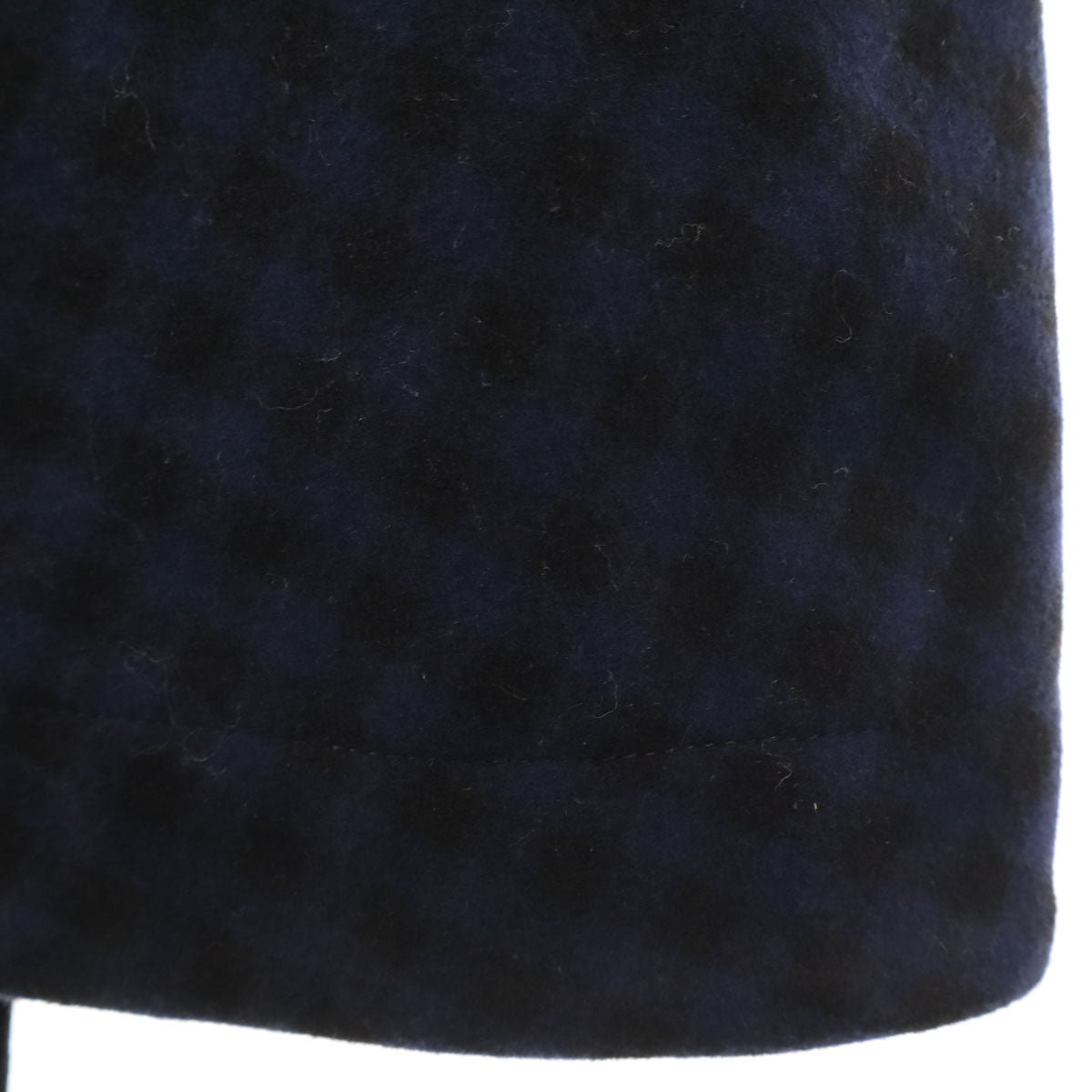 Vivienne Westwood ヴィヴィアンウエストウッド イタリア製 チェック柄 アシメ ウールコート 38 ネイビー レディース