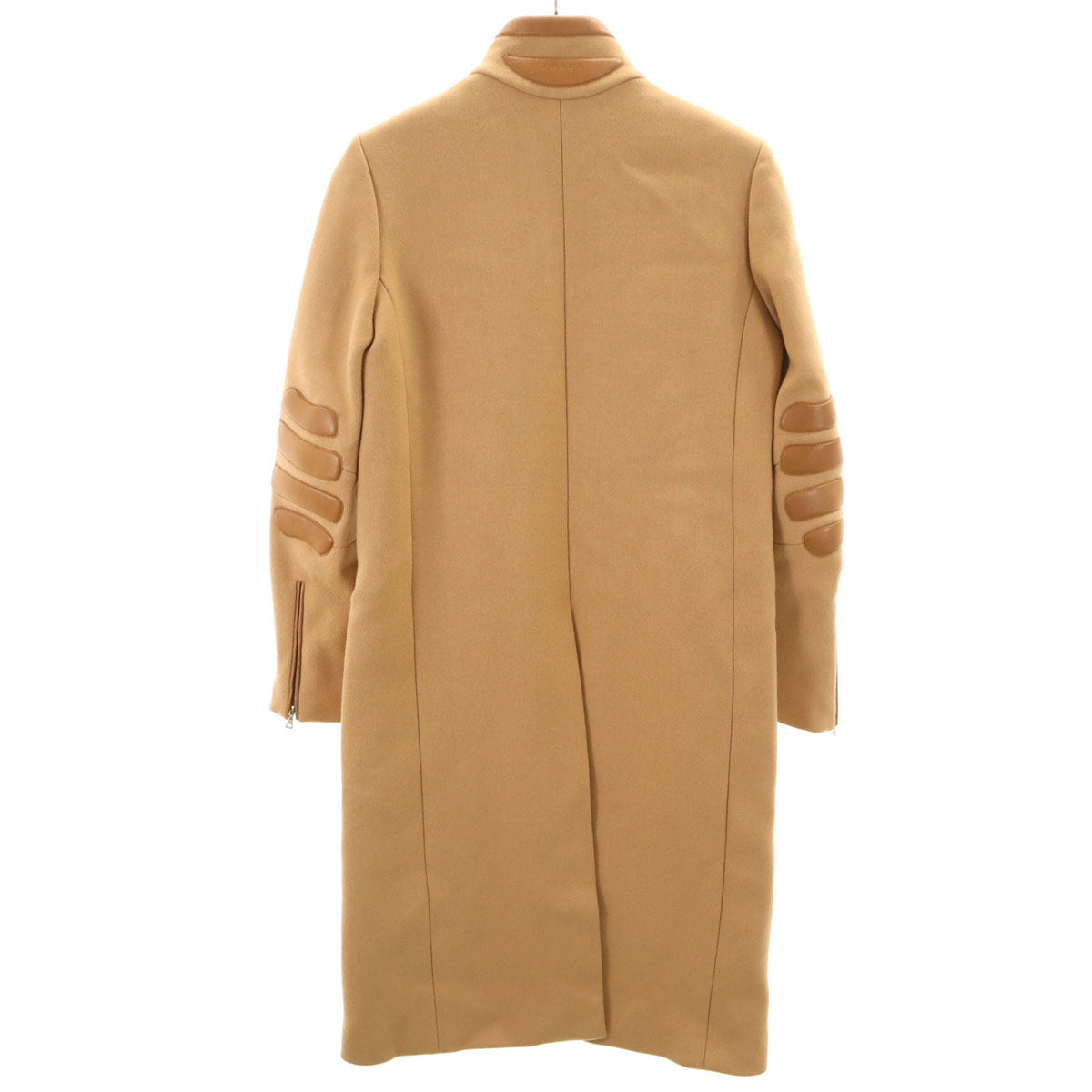 PRADA プラダ イタリア製 ウールコート 38 ベージュ レディース