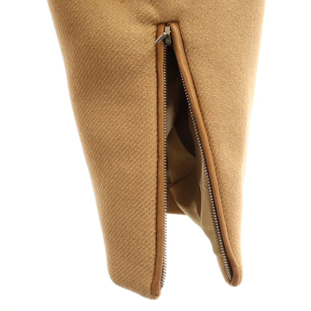 PRADA プラダ イタリア製 ウールコート 38 ベージュ レディース