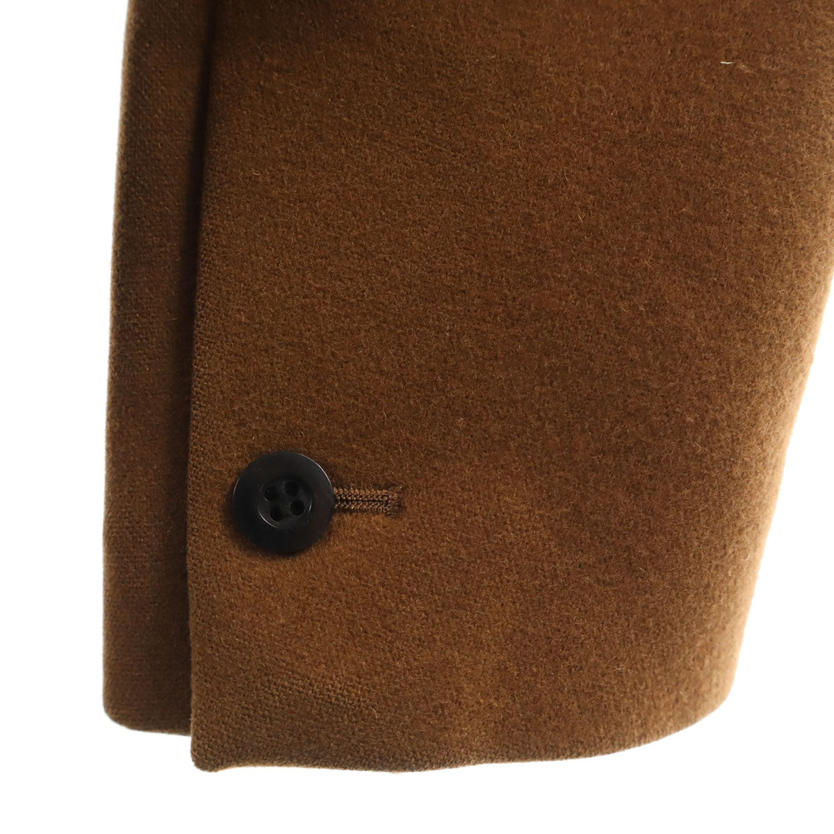 ATTACHMENT アタッチメント 日本製 カシミヤブレンド 平二重メルトン チェスターコート 1 ブラウン メンズ