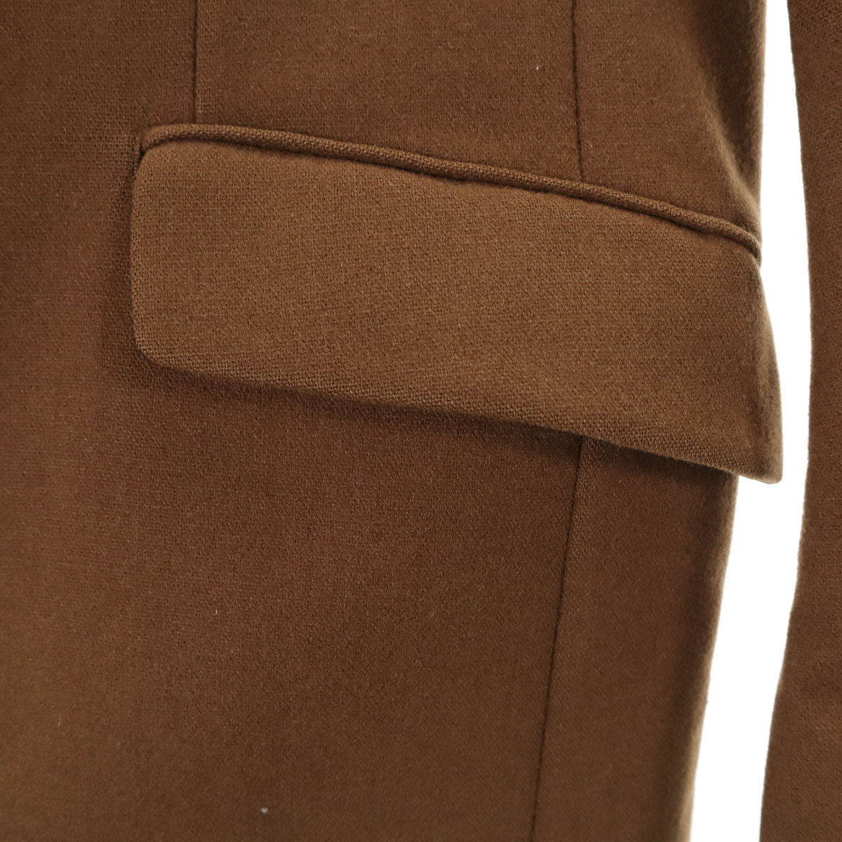 ATTACHMENT アタッチメント 日本製 カシミヤブレンド 平二重メルトン チェスターコート 1 ブラウン メンズ