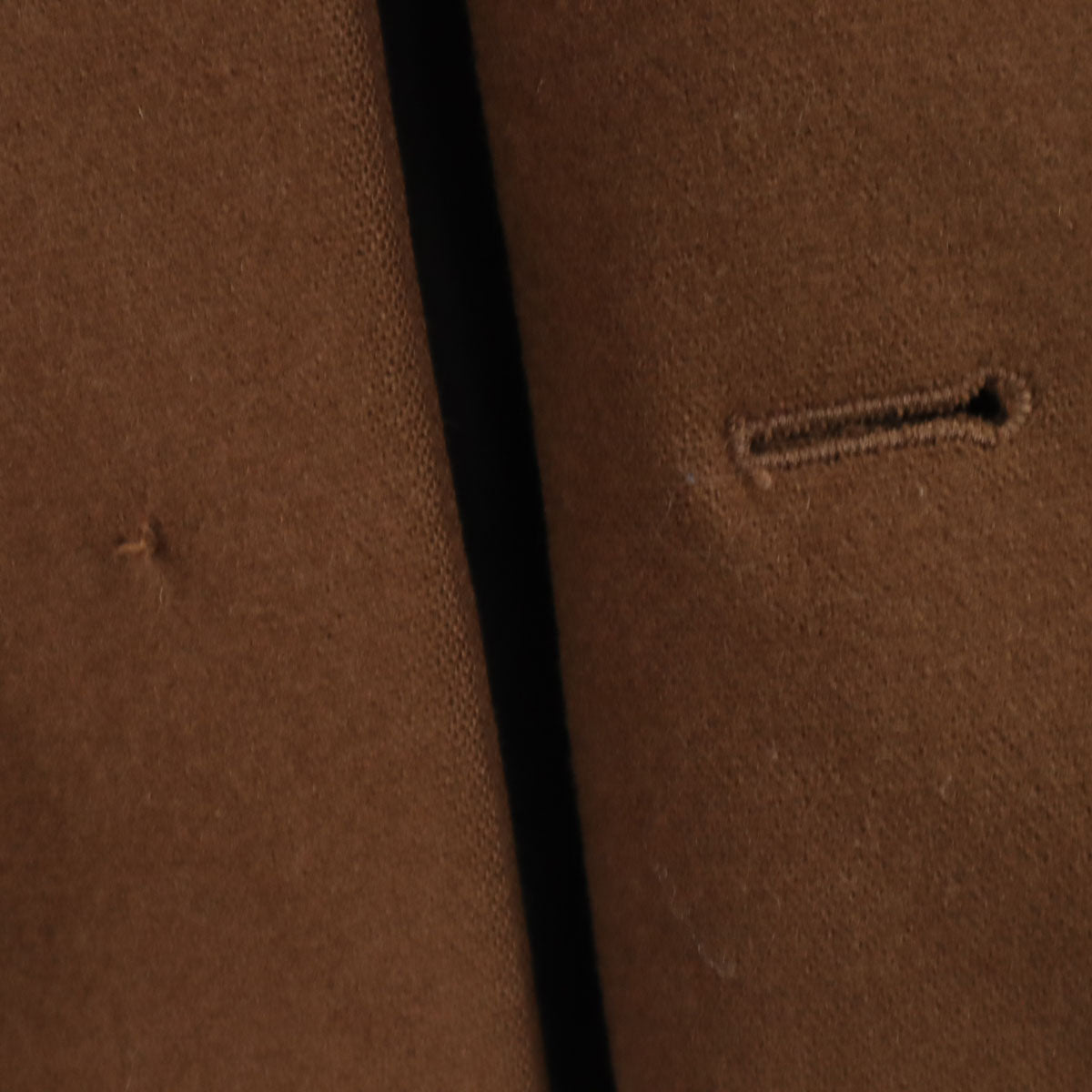 ATTACHMENT アタッチメント 日本製 カシミヤブレンド 平二重メルトン チェスターコート 1 ブラウン メンズ