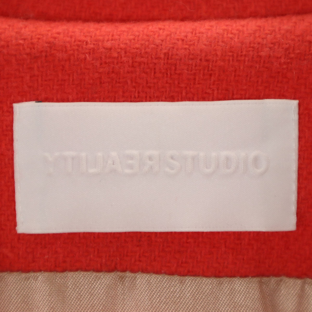 REALITY STUDIO リアリティスタジオ ポルトガル製 コクーン コート S 朱色系 レディース