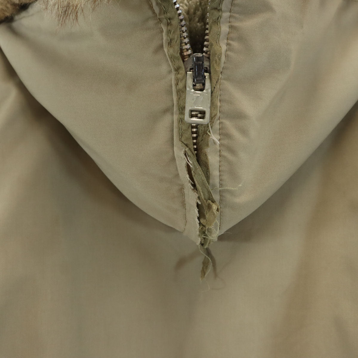 MIGHTY MAC マイティーマック 60s 70s USA製 ヴィンテージ B9タイプ 裏ボア コート 40L グレージュ TALONジップ メンズ