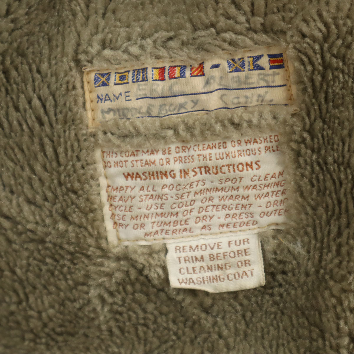 MIGHTY MAC マイティーマック 60s 70s USA製 ヴィンテージ B9タイプ 裏ボア コート 40L グレージュ TALONジップ メンズ