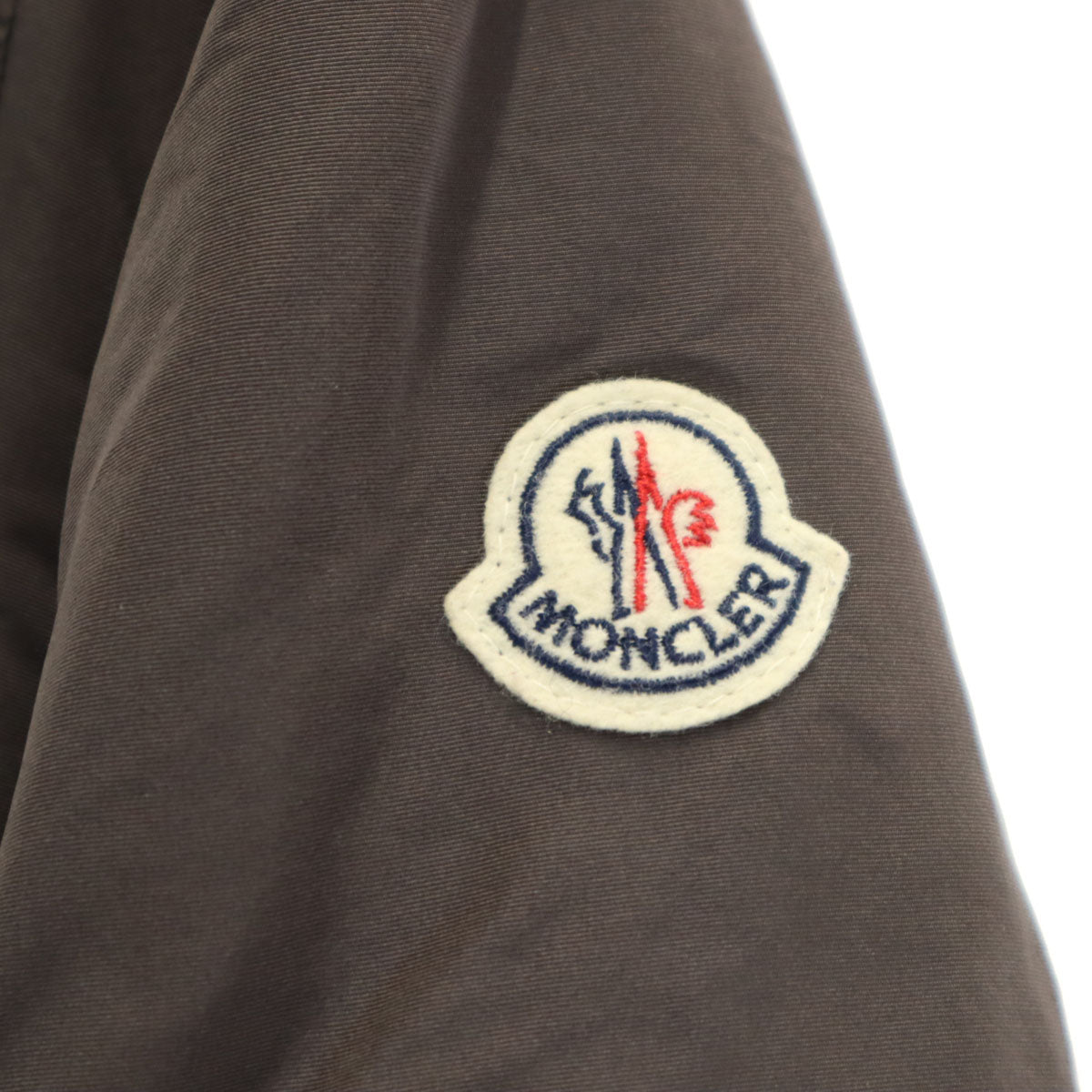 MONCLER モンクレール ハンガリー製 SASLONG ダウンコート 0 チャコールブラウン系 キルティング レディース