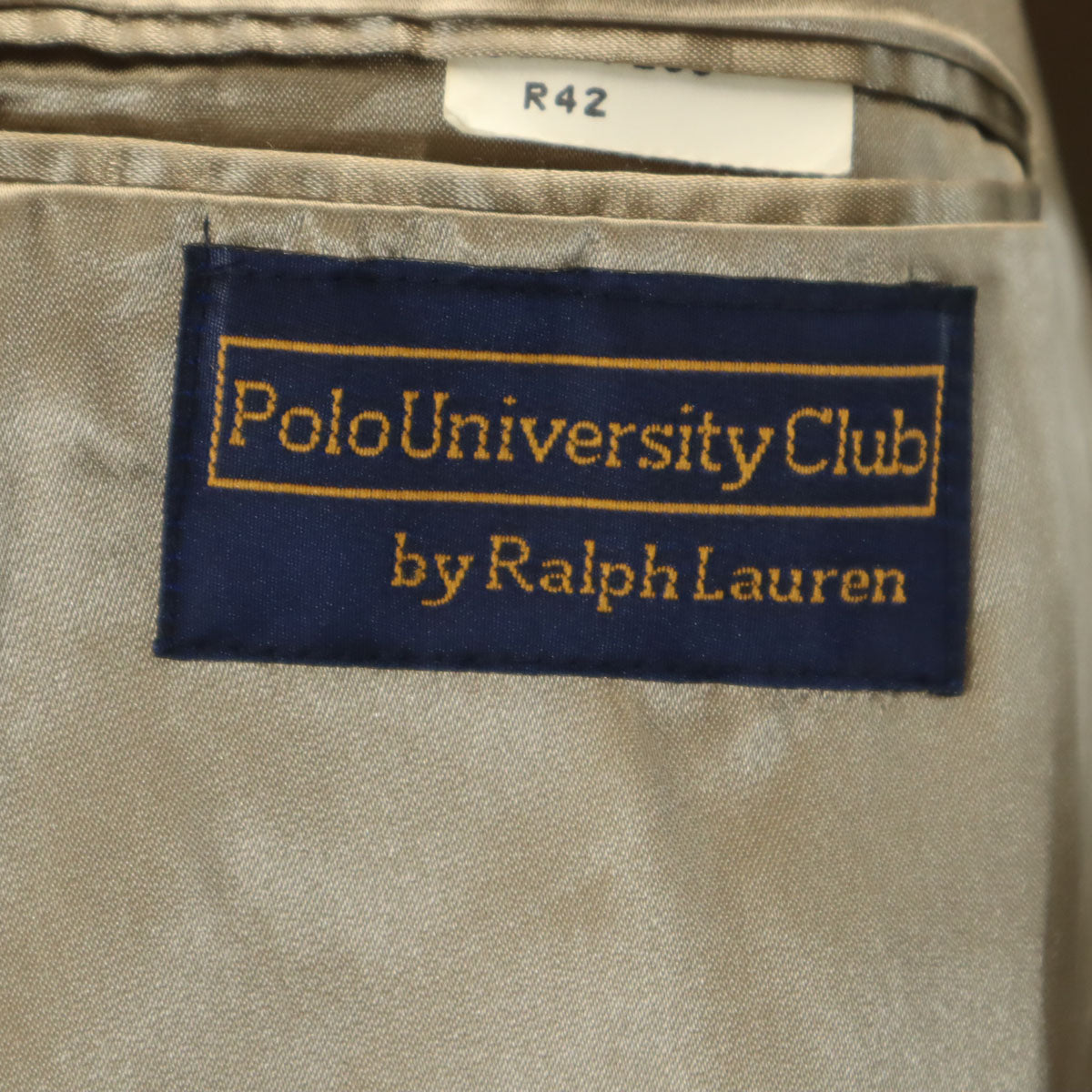 Polo University Club by Polo Ralph Lauren ポロユニバーシティクラブ バイ ラルフローレン コート 42 ベージュ メンズ
