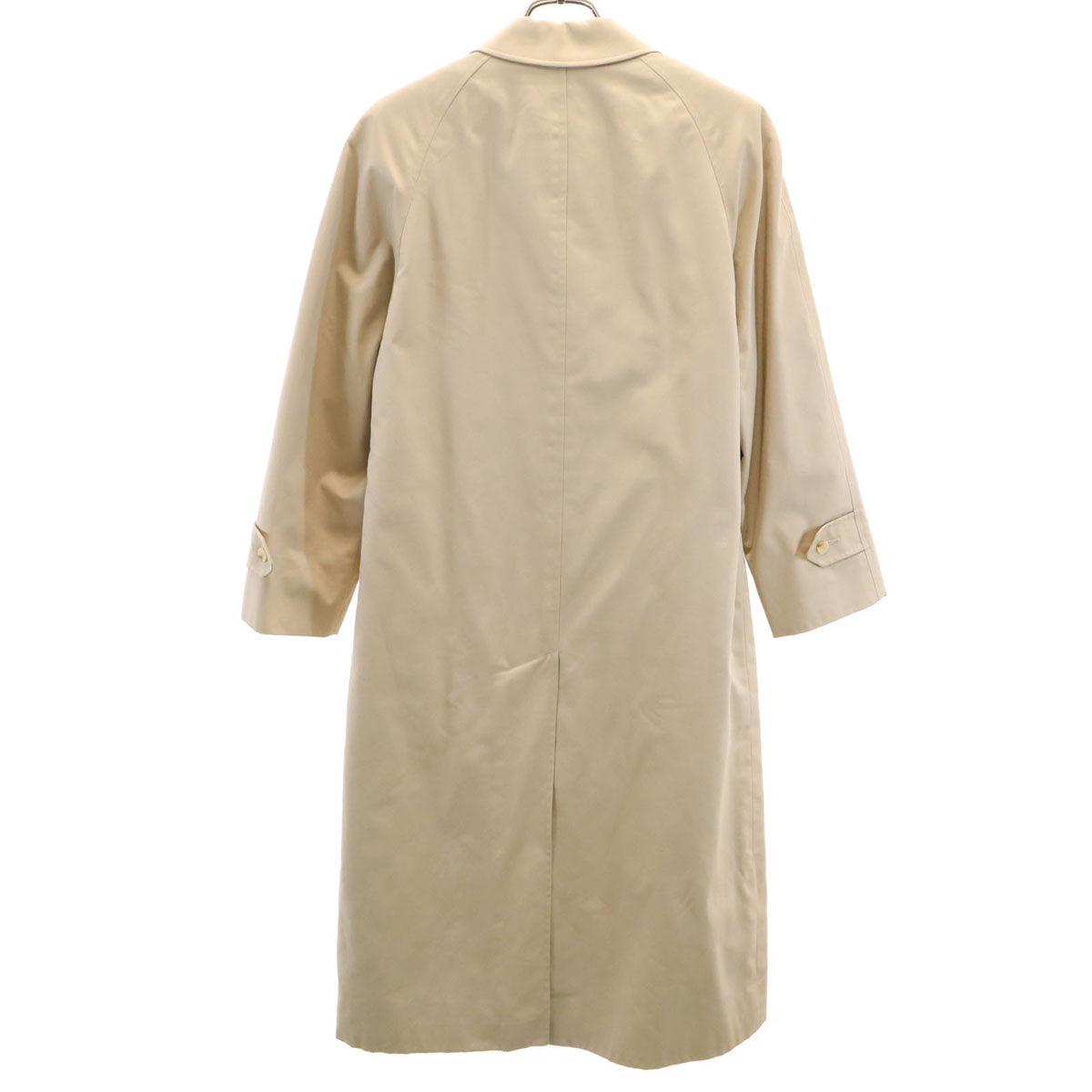 Aquascutum アクアスキュータム 70s 80s イングランド製 ヴィンテージ ステンカラーコート 1 ベージュ ライナー付き レディース