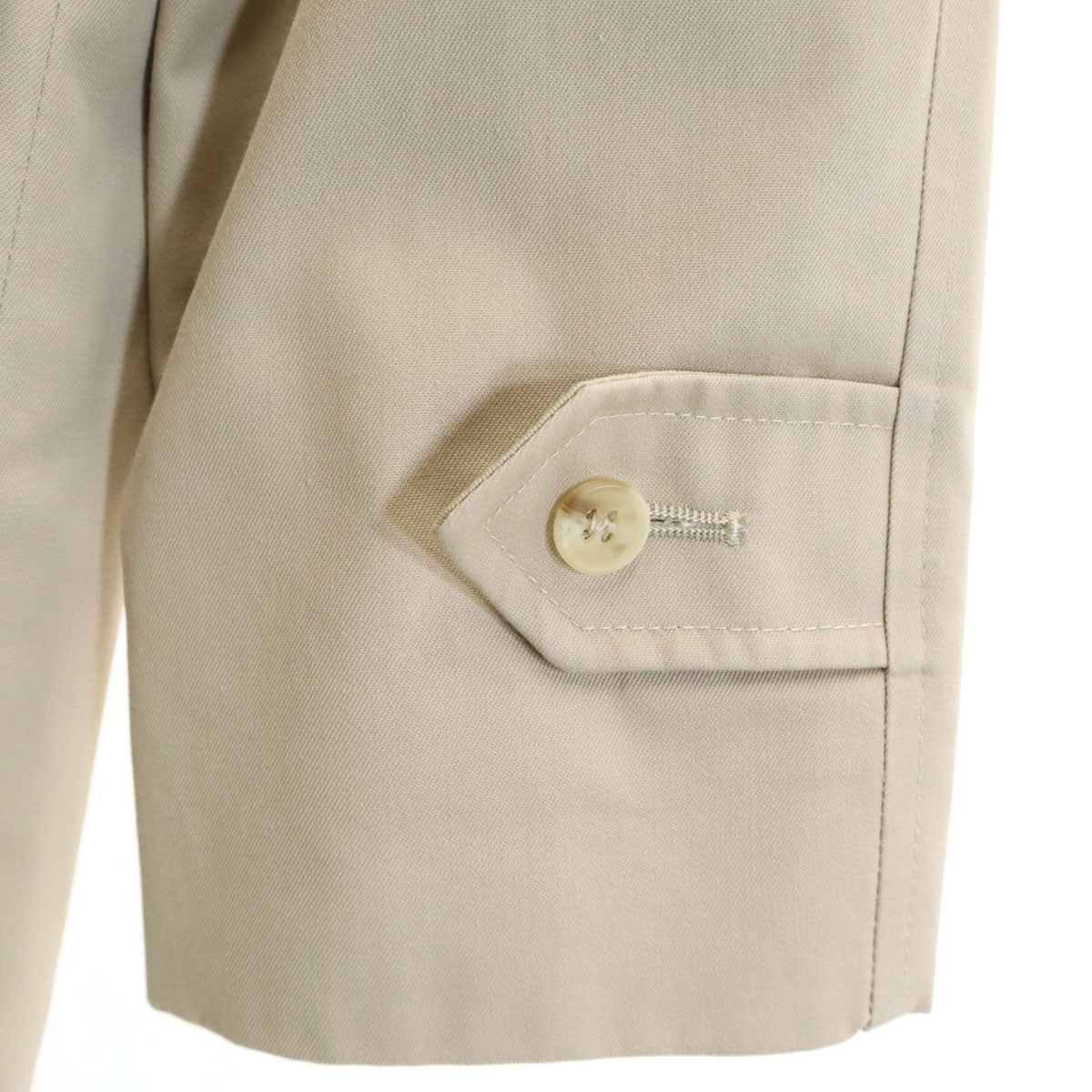 Aquascutum アクアスキュータム 70s 80s イングランド製 ヴィンテージ ステンカラーコート 1 ベージュ ライナー付き レディース