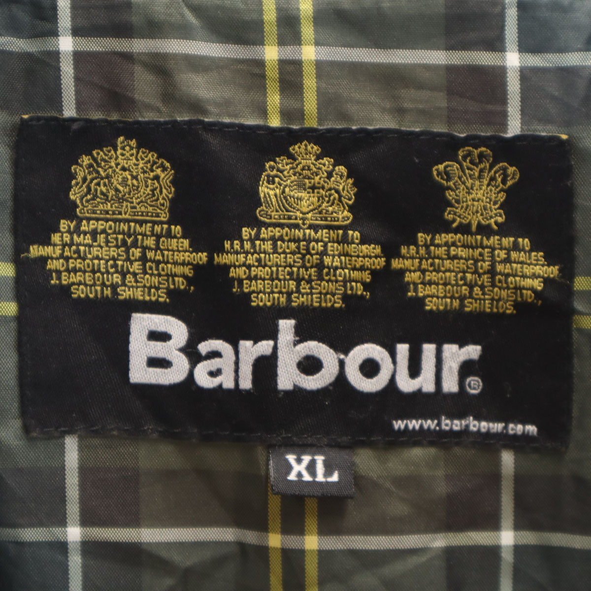Barbour バブアー キルティングコート XL グレー メンズ