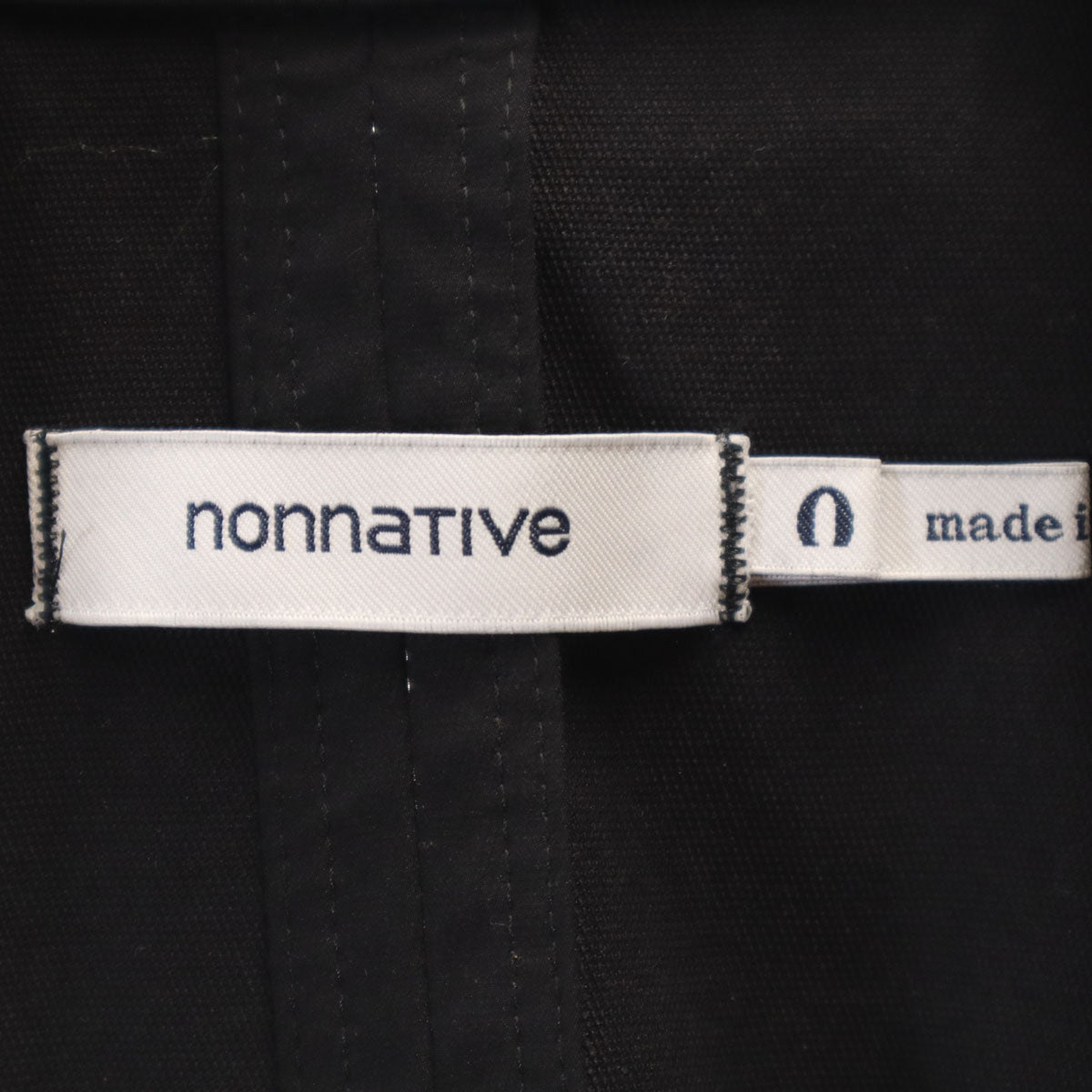 nonnative ノンネイティブ 日本製 コート 0 ブラック メンズ