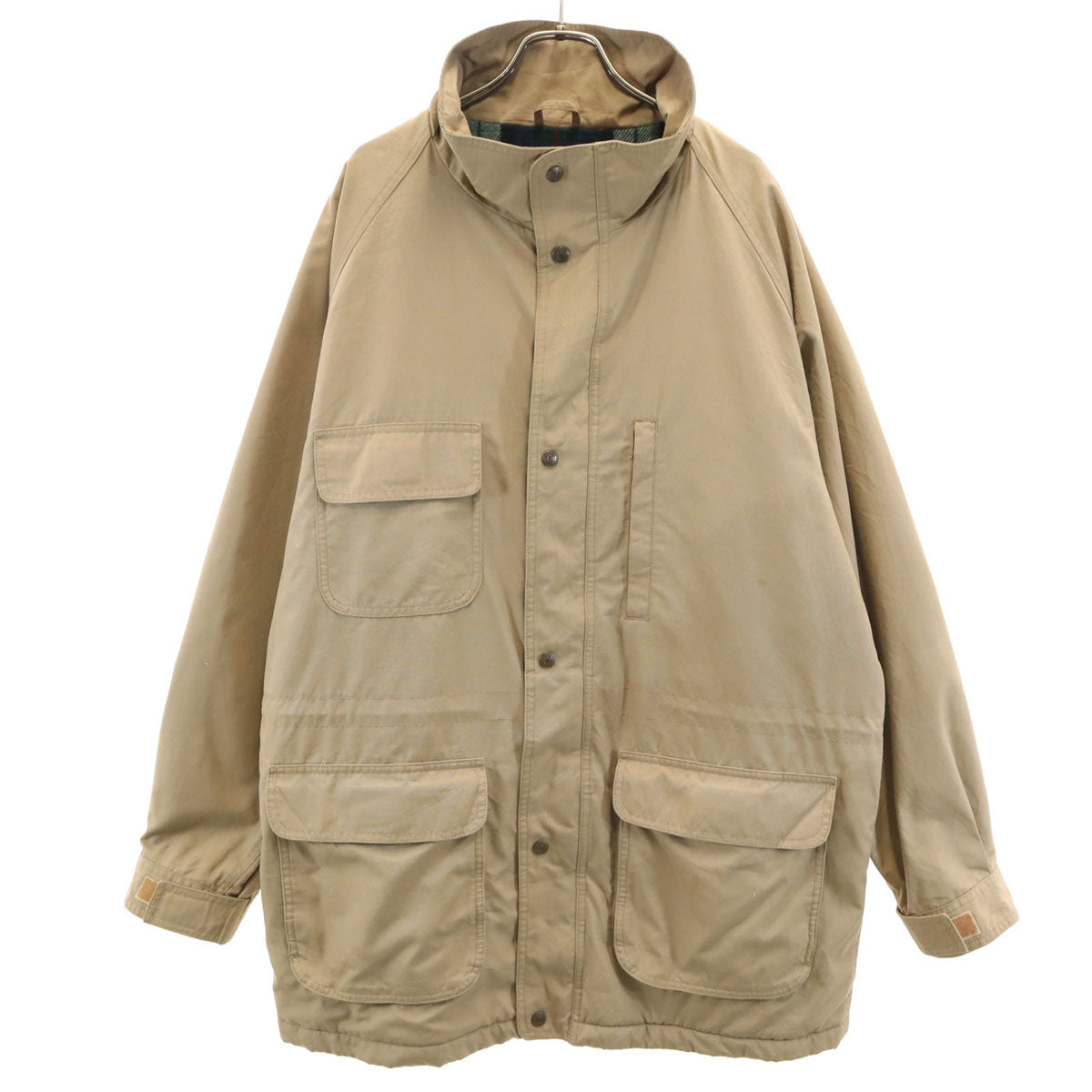 Eddie Bauer エディバウアー 90s オールド 黒タグ コート XL グレージュ アウトドア メンズ