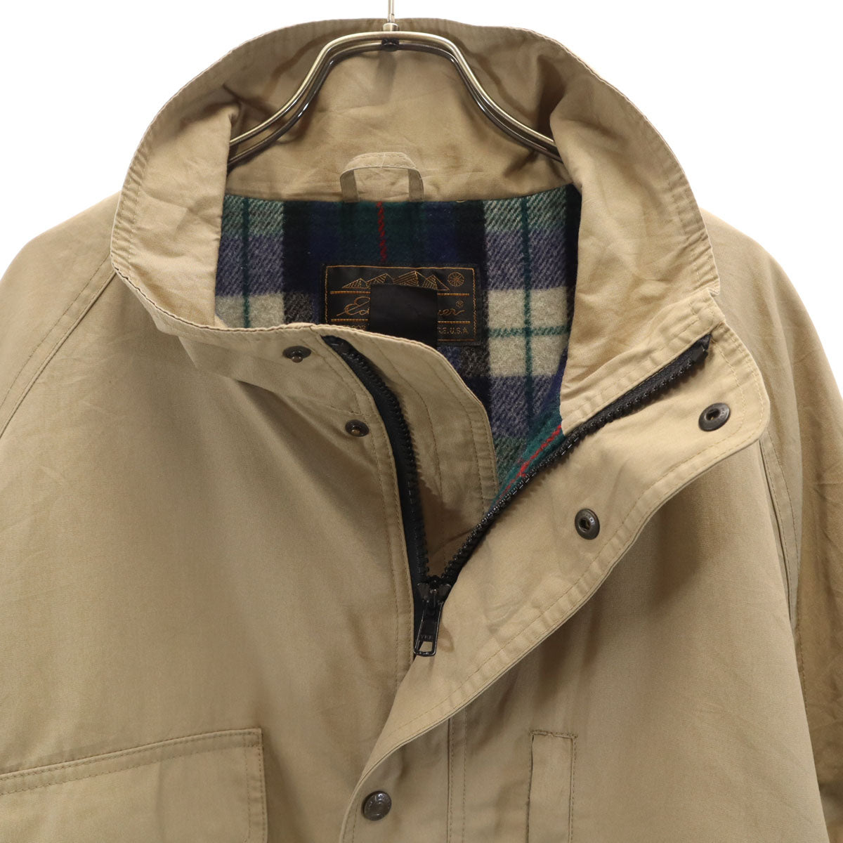 Eddie Bauer エディバウアー 90s オールド 黒タグ コート XL グレージュ アウトドア メンズ