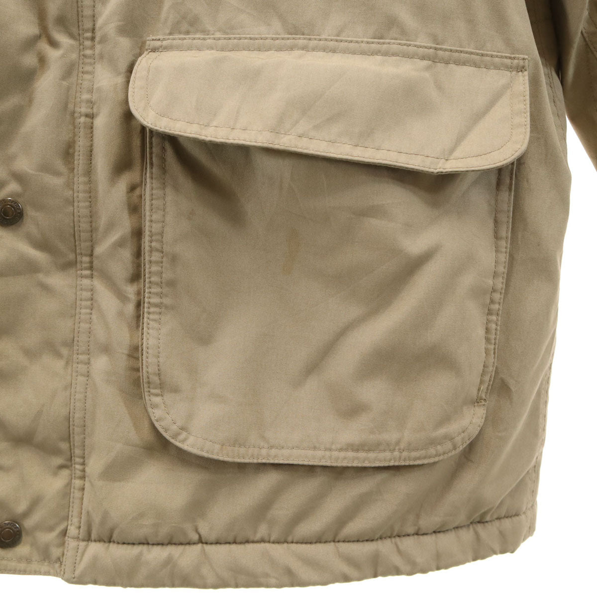 Eddie Bauer エディバウアー 90s オールド 黒タグ コート XL グレージュ アウトドア メンズ