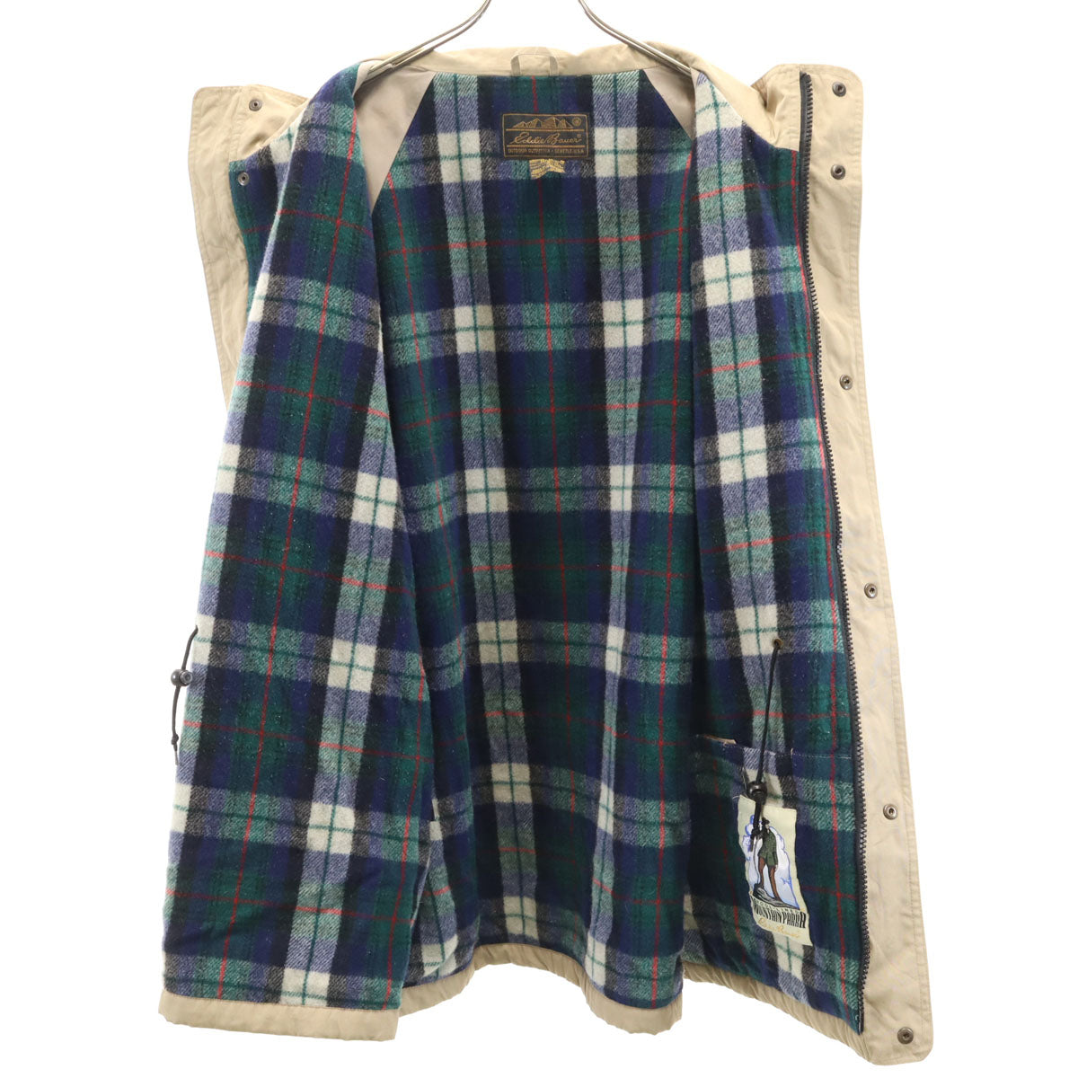 Eddie Bauer エディバウアー 90s オールド 黒タグ コート XL グレージュ アウトドア メンズ