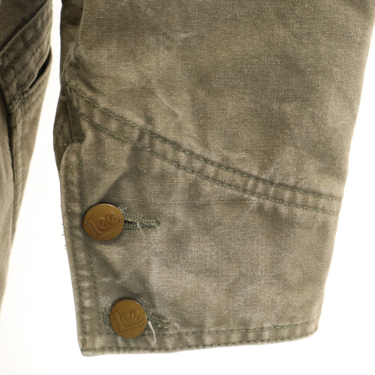 soe ソーイ Lee リー 別注 エンジニア コート M オリーブ系 裏ブランケット メンズ