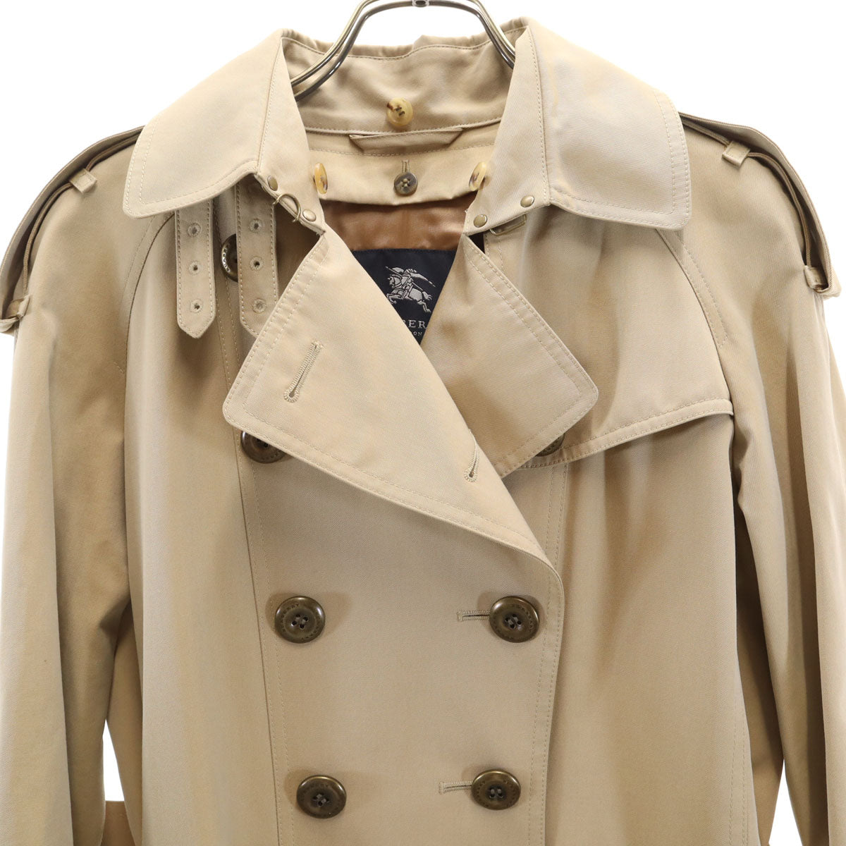 BURBERRY LONDON バーバリーロンドン 日本製 トレンチコート 38 ベージュ 三陽商会 ベストライナー付き レディース