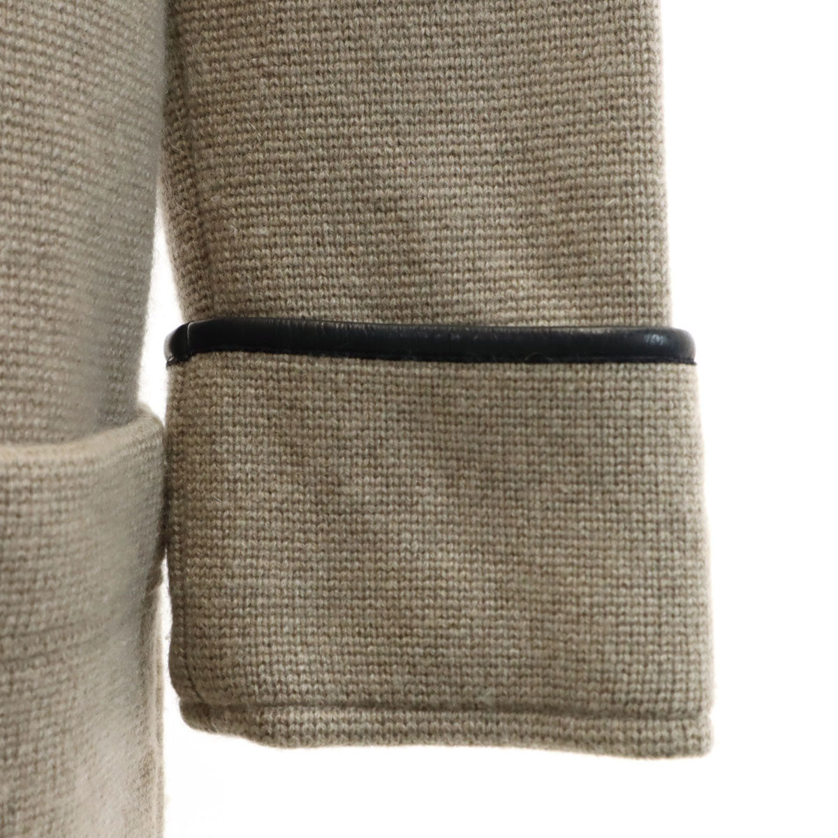 FOXEY フォクシー 日本製 カシミヤ100% ニットコート 40 ベージュ系 レディース