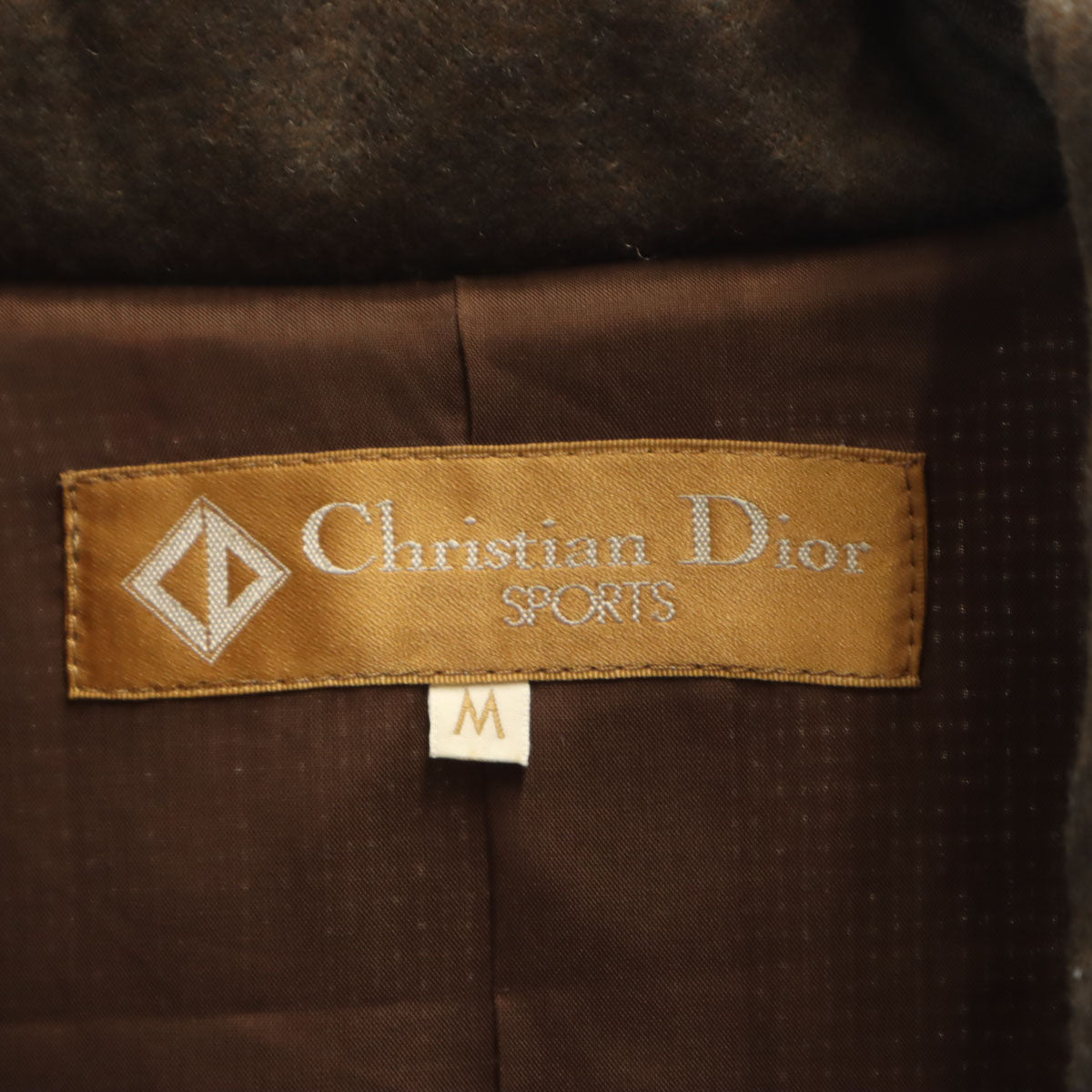 Christian Dior SPORTS クリスチャンディオール スポーツ 90s ウールブレンド オールド コート M ブラウン系 レディース