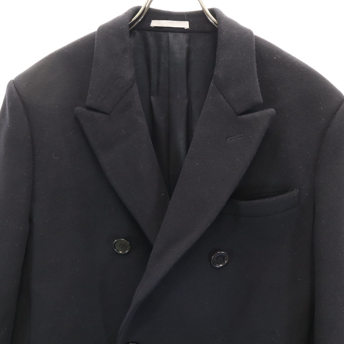 Dior ディオール イタリア製 チェスターコート 46 ブラック メンズ