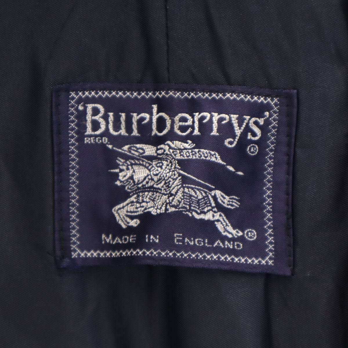 Burberrys バーバリーズ 80s イングランド製 オールド ヴィンテージ トレンチコート 46 ネイビー ベストライナー付き メンズ