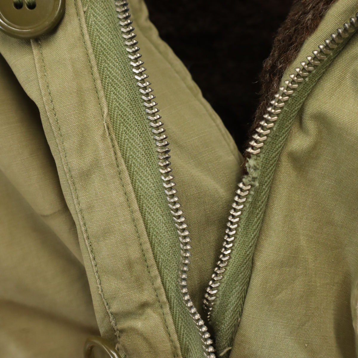 40s バネクラ ヴィンテージ M41 民生品 ミリタリーコート カーキ メンズ