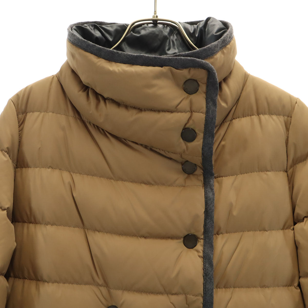 DUVETICA デュベティカ ブルガリア製 ダウンコート 42 ベージュ系 レディース