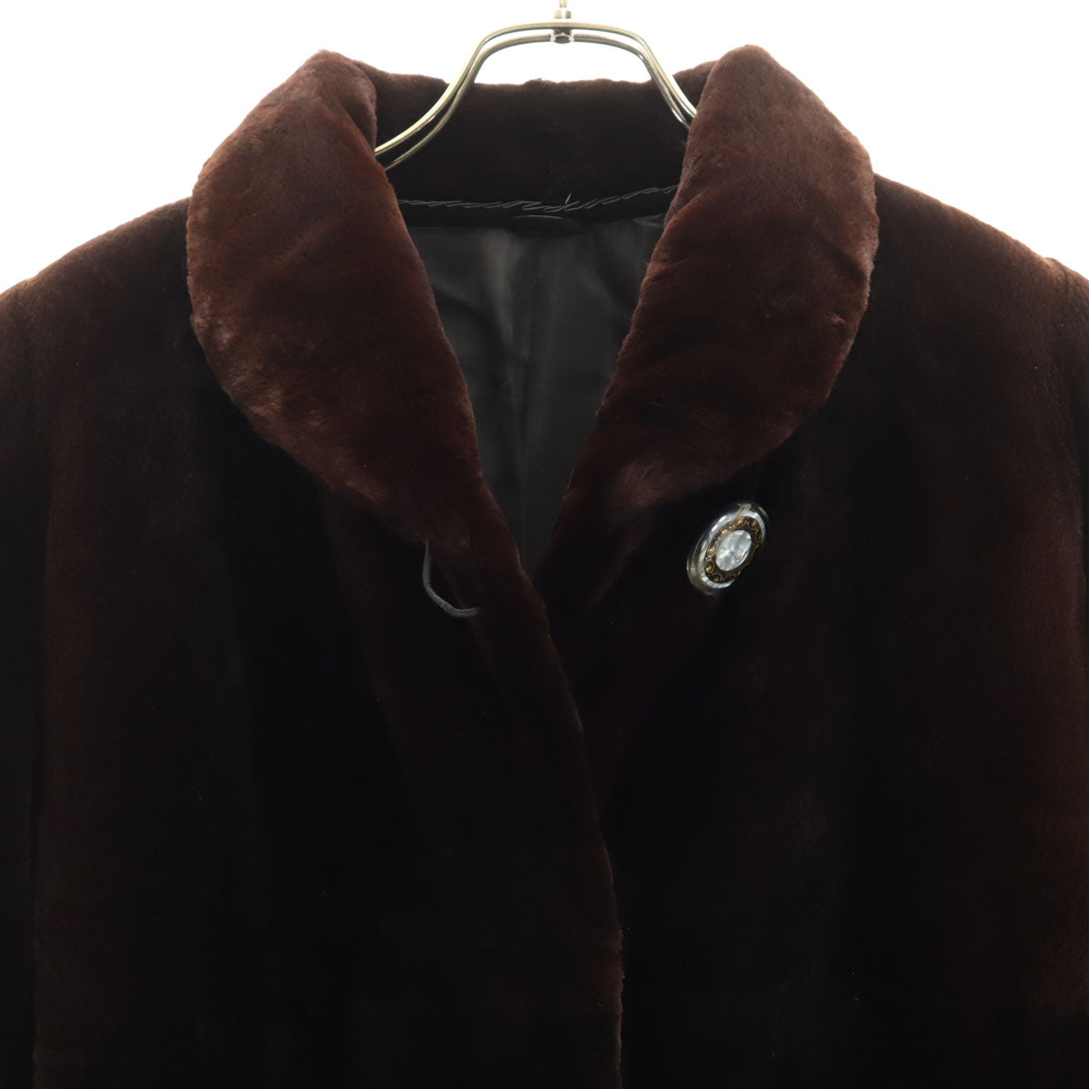 SAGA MINK サガミンク 毛皮コート F ブラウン系 レディース