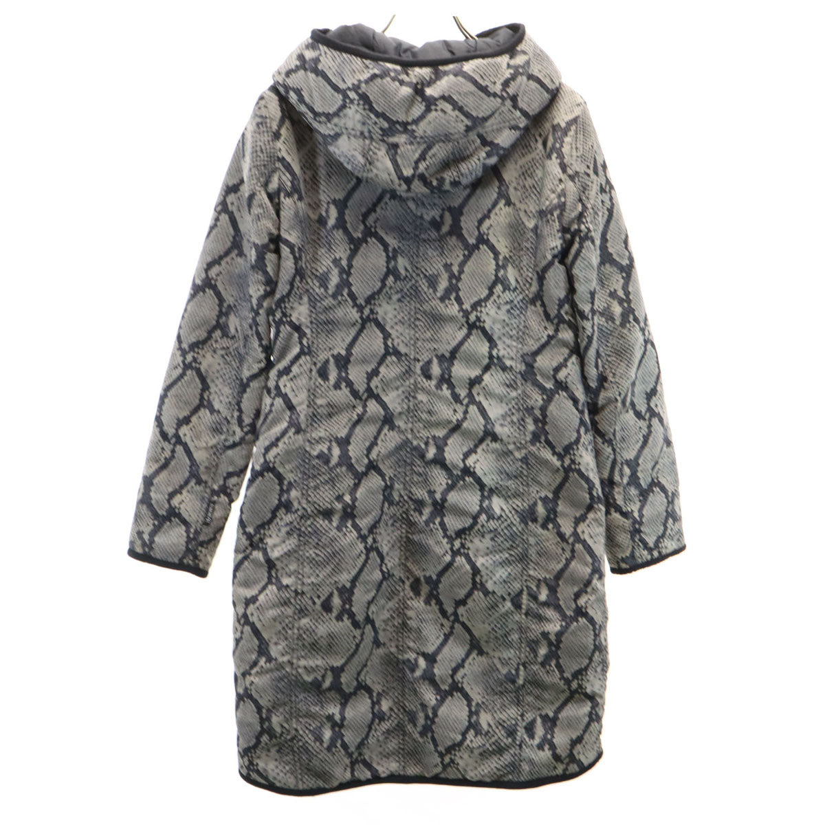 HYSTERICS ヒステリックス 総柄 中綿コート F グレー系 ヒステリックグラマー レディース