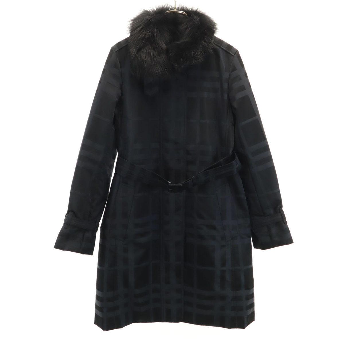 美品 BURBERRY LONDON バーバリーロンドン 日本製 コート 38 ブラック 三陽商会 レディース