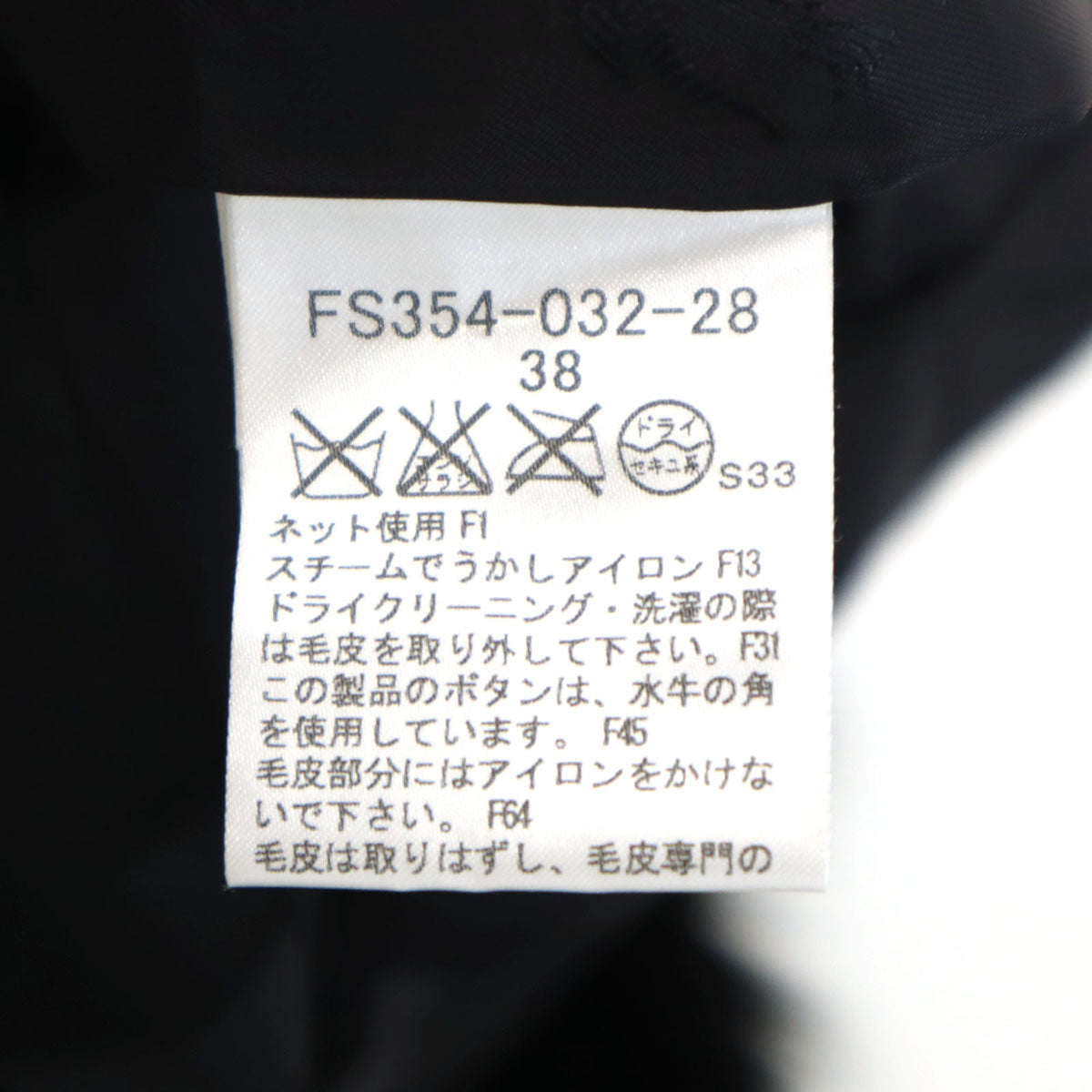 美品 BURBERRY LONDON バーバリーロンドン 日本製 コート 38 ブラック 三陽商会 レディース