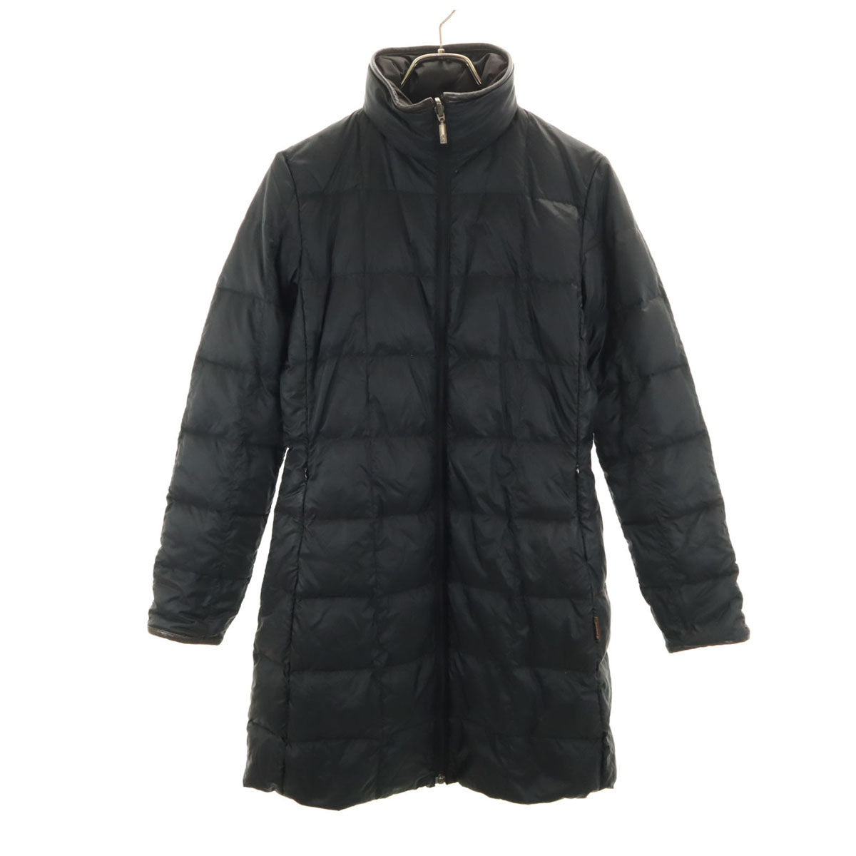 MONCLER モンクレール リバーシブル ダウンコート 0 チャコールブラック レディース