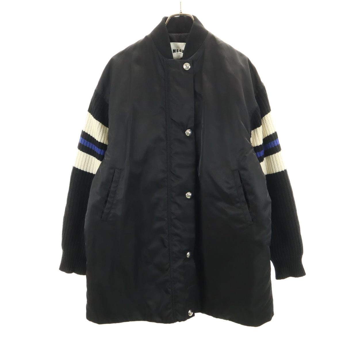 MSGM エムエスジーエム イタリア製 中綿コート 38 ブラック レディース