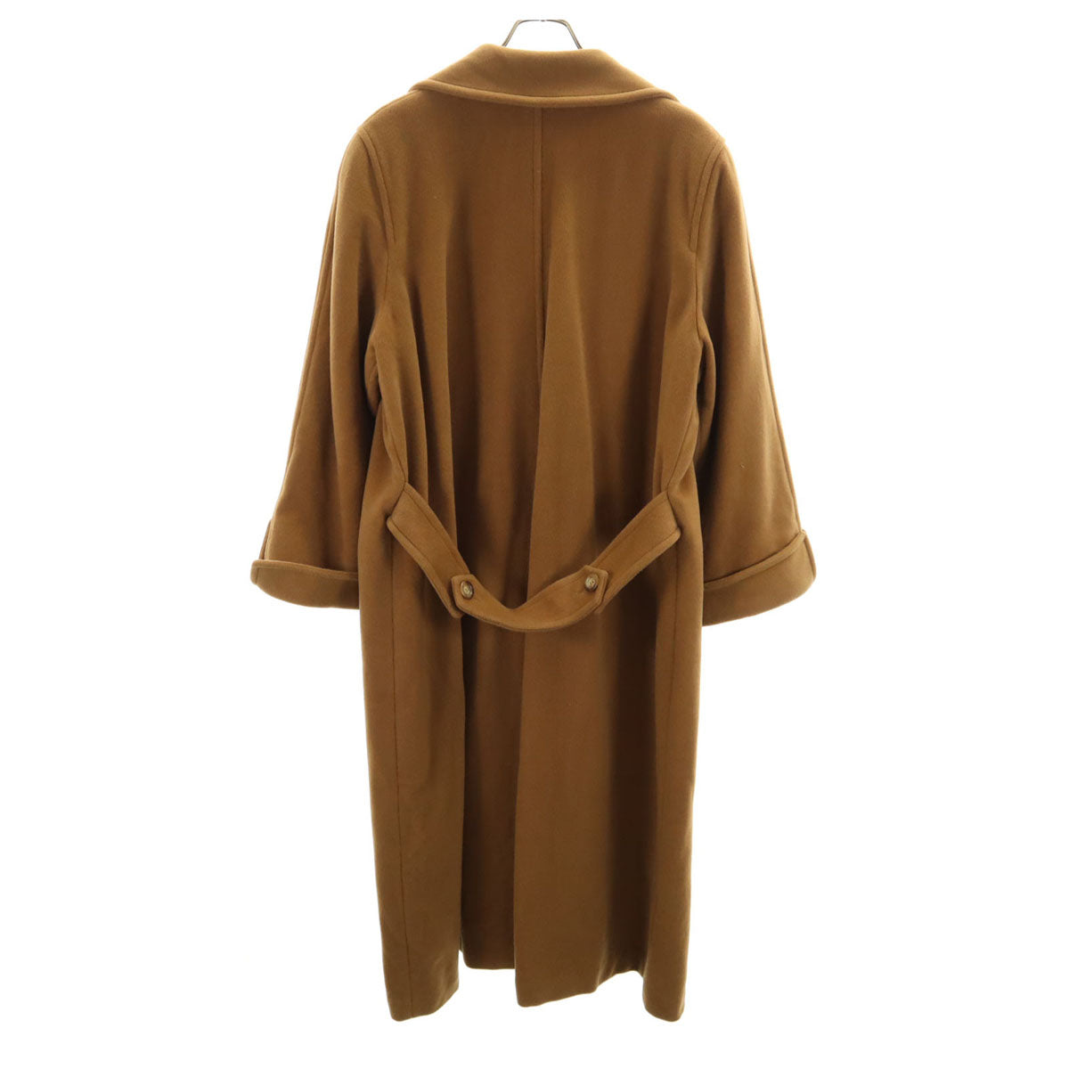 WEEKEND MaxMara ウィークエンドマックスマーラ メルトン ロングコート 40 ブラウン レディース