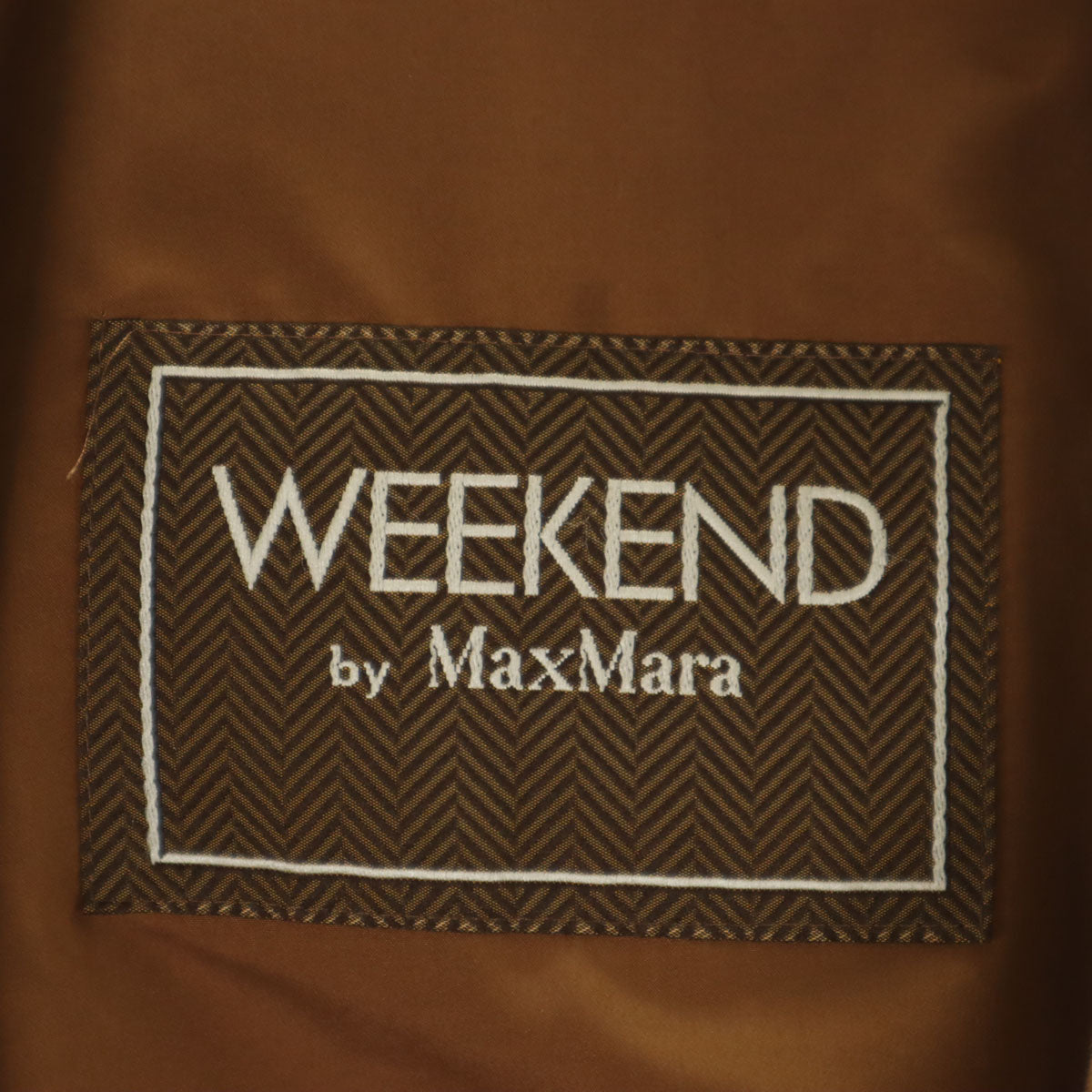 WEEKEND MaxMara ウィークエンドマックスマーラ メルトン ロングコート 40 ブラウン レディース