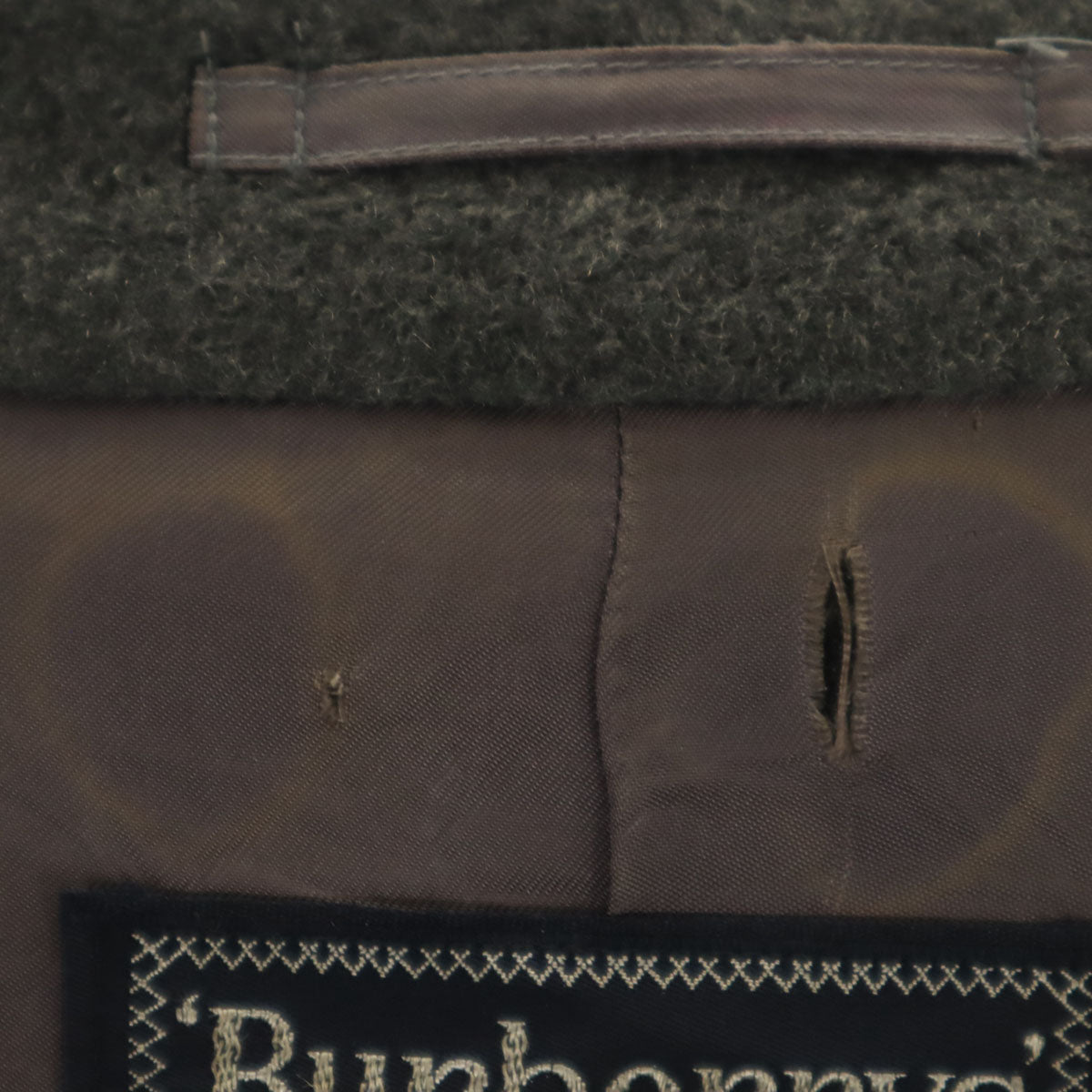 Burberrys バーバリーズ 90s カシミヤ100% オールド ステンカラーコート 94-175 チャコールグレー メンズ