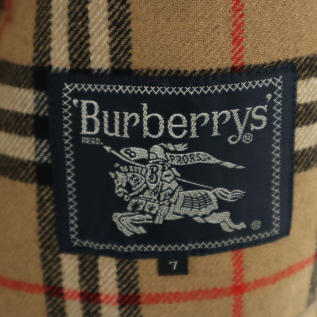 Burberrys バーバリーズ 90s カシミヤブレンド オールド ステンカラーコート 7AR ブラック レディース