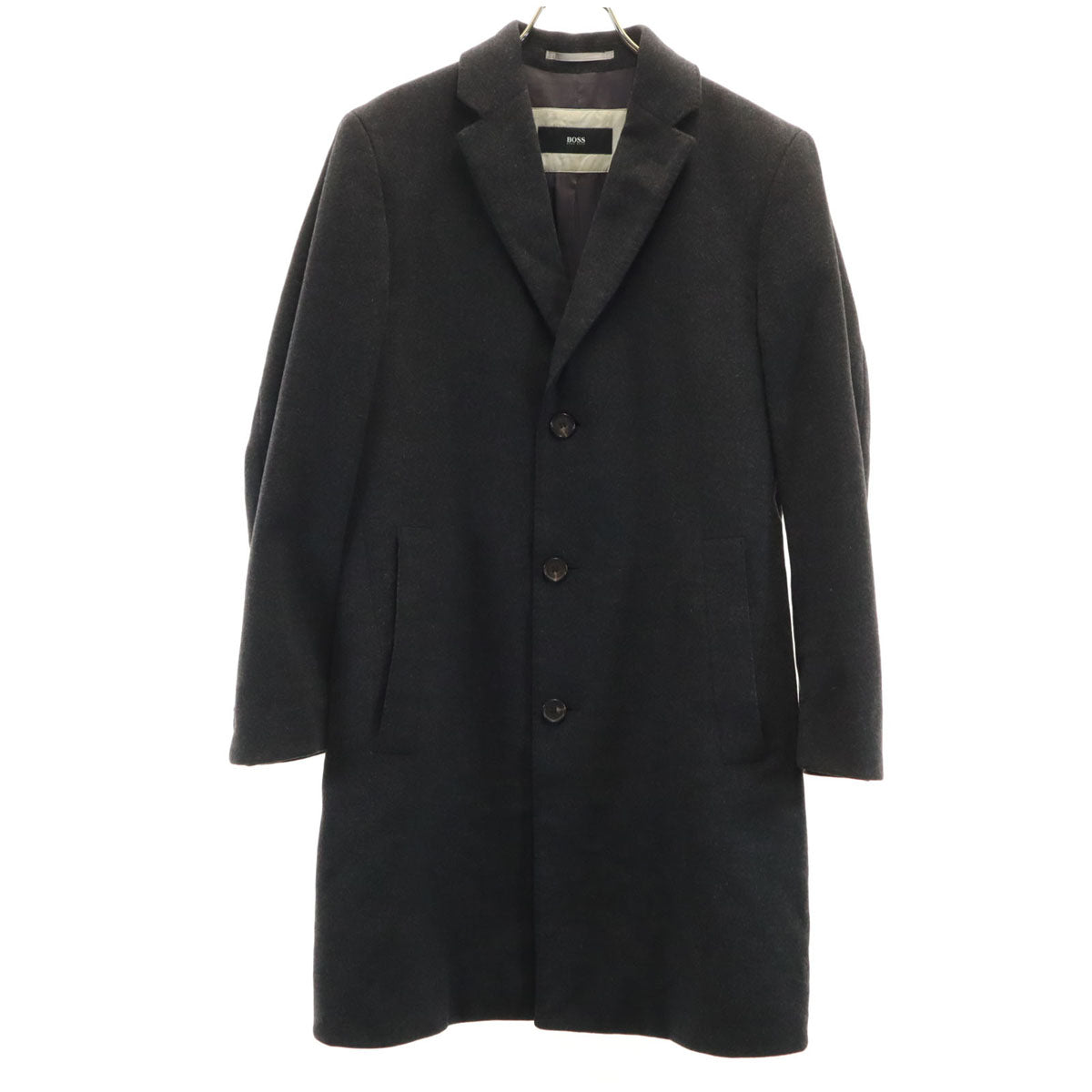 BOSS HUGO BOSS ボスヒューゴボス コート 44 グレー メンズ