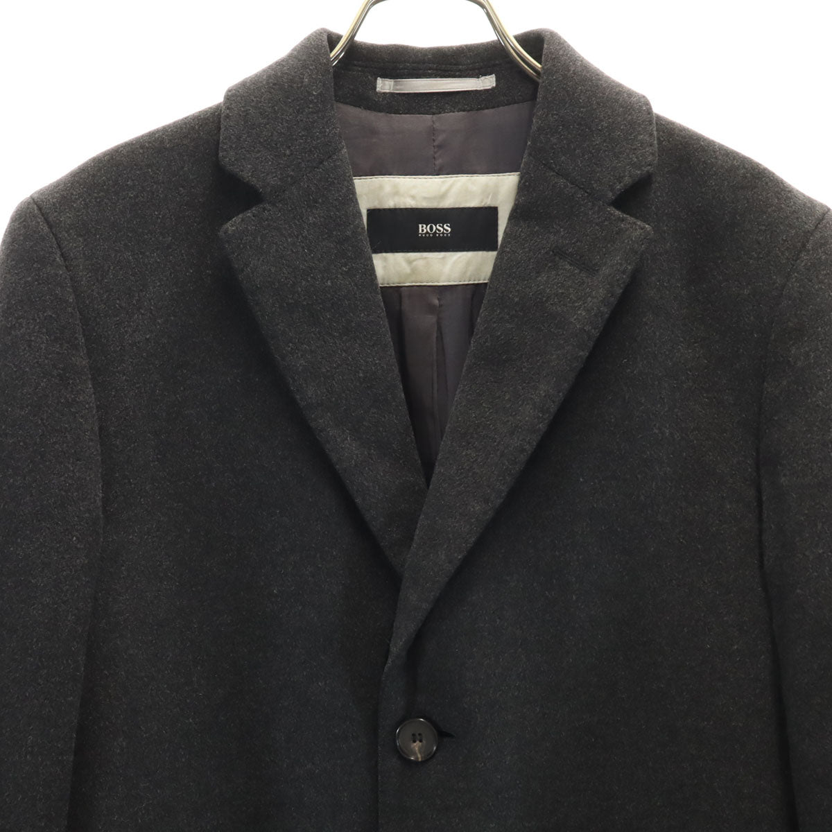 BOSS HUGO BOSS ボスヒューゴボス コート 44 グレー メンズ