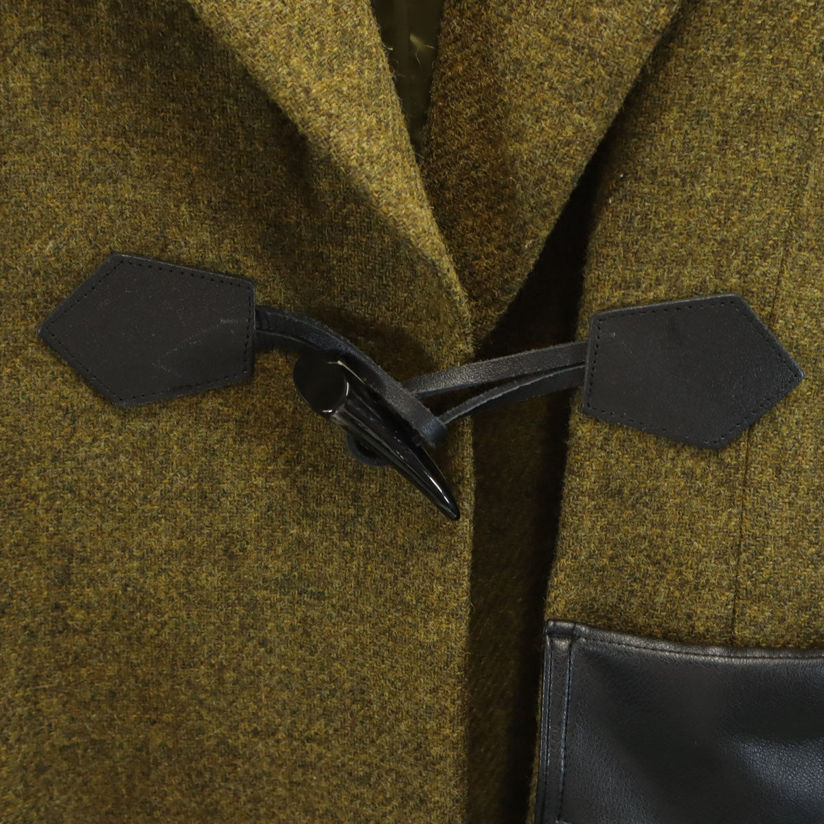 美品 LANVIN en Bleu ランバンオンブルー コート カーキ レディース