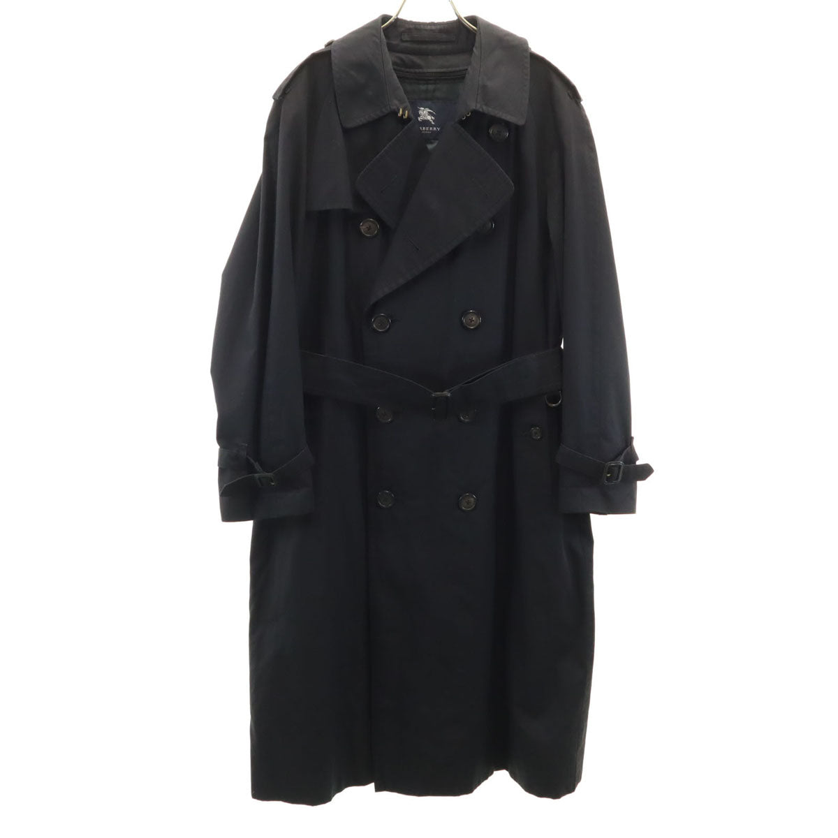 BURBERRY LONDON バーバリーロンドン 日本製 トレンチコート 92-170-5 ブラック ベストライナー付き 三陽商会 メンズ