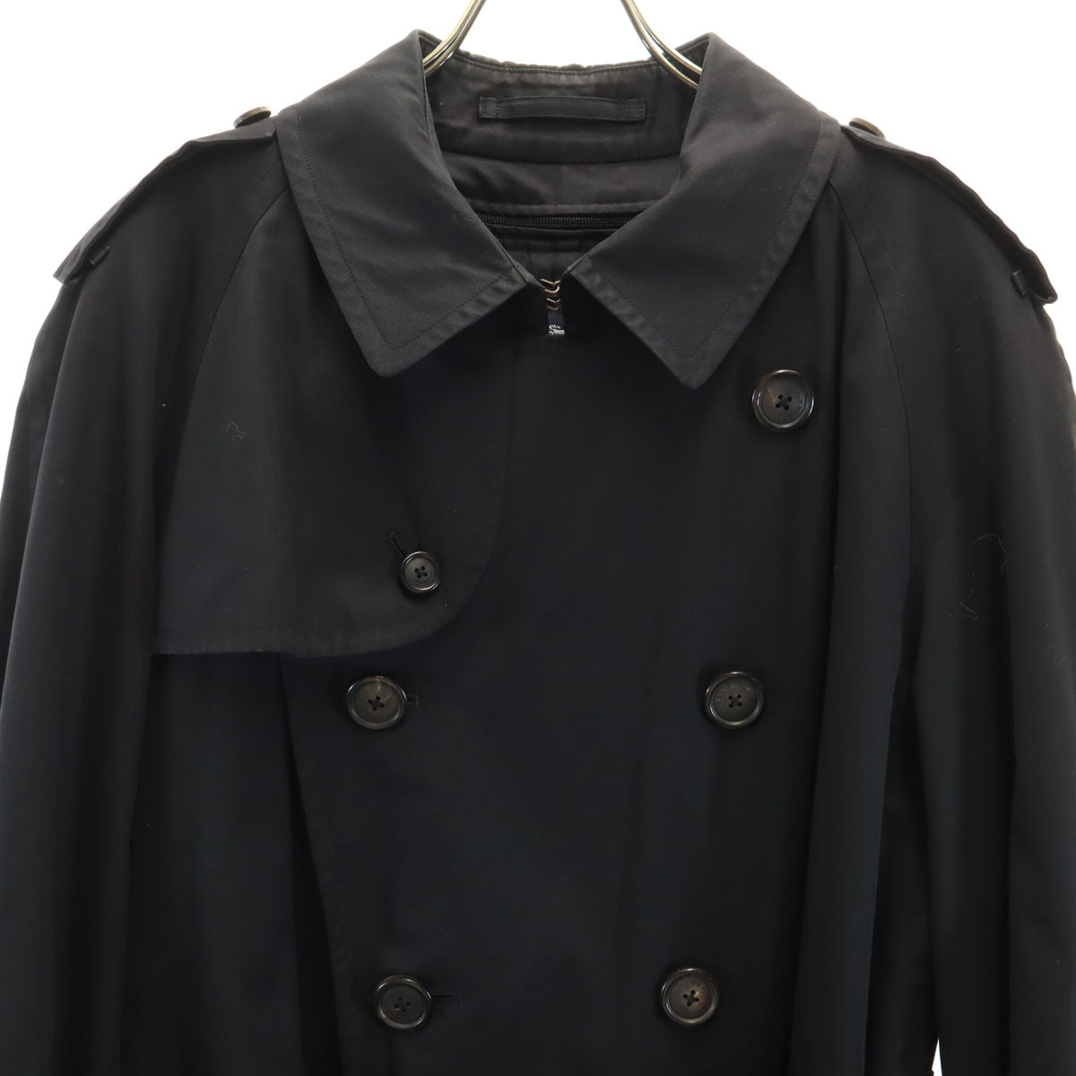 BURBERRY LONDON バーバリーロンドン 日本製 トレンチコート 92-170-5 ブラック ベストライナー付き 三陽商会 メンズ