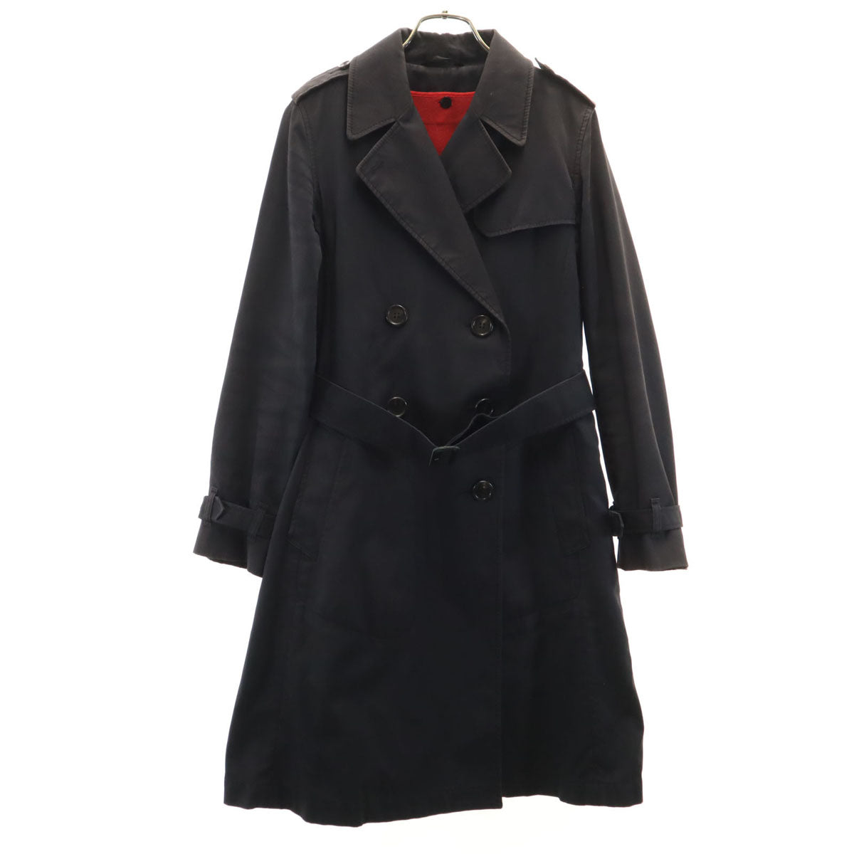 Paul Smith BLACK ポールスミス ブラック トレンチコート 40 ブラック ベストライナー付き レディース