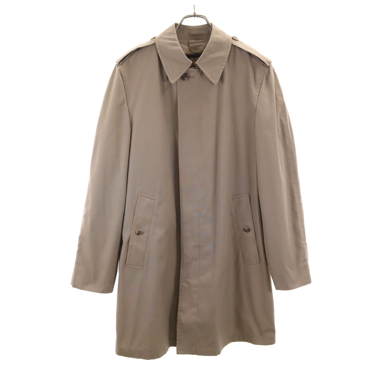 LONDON FOG ロンドンフォグ 70s 80s ヴィンテージ ライナー付き ステンカラーコート 38 ベージュ系 メンズ