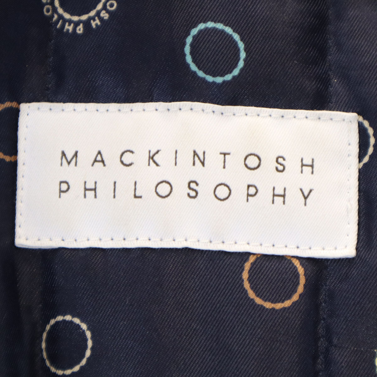 MACKINTOSH PHILOSOPHY マッキントッシュフィロソフィー トレンチコート 38 ブラック系 ライナー 三陽商会 レディース