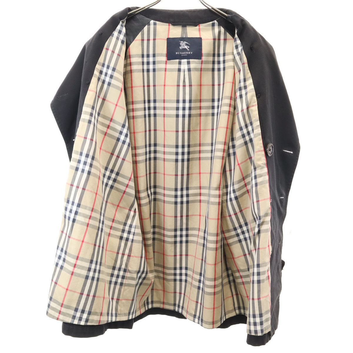 BURBERRY バーバリー LONDON トレンチコート L ブラック系 三陽商会 メンズ