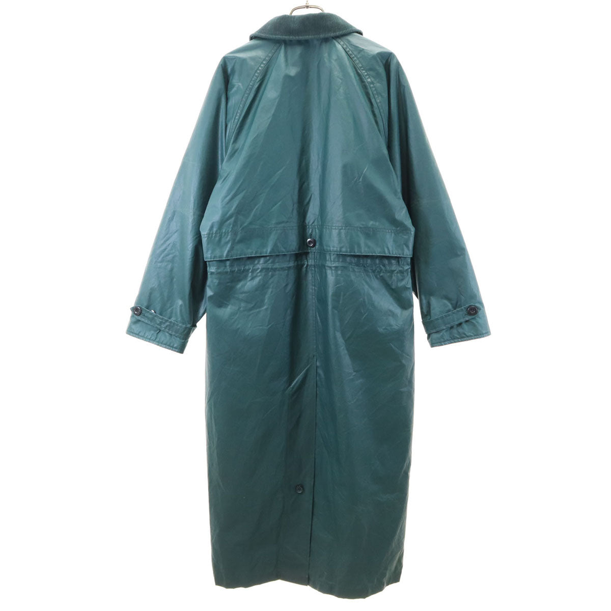 WOOLRICH ウールリッチ 80s USA製 ナイロン ヴィンテージ ロングコート S グリーン系 レディース